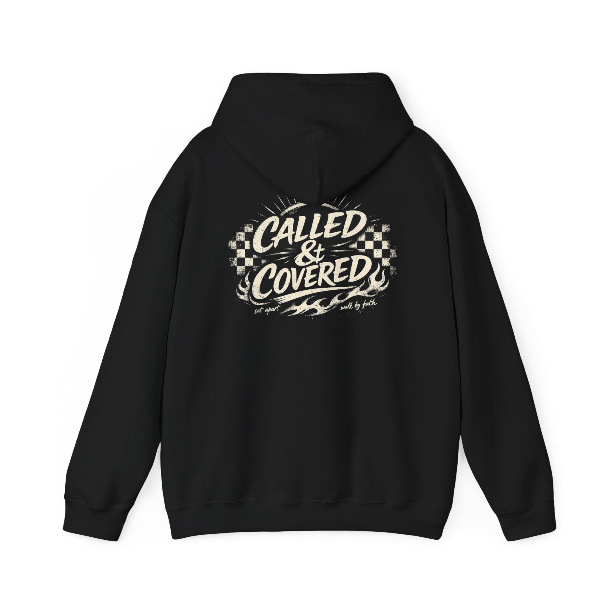 Called & Covered Hoodie – Christian Faith Graphic Pullover Hooded Fleece