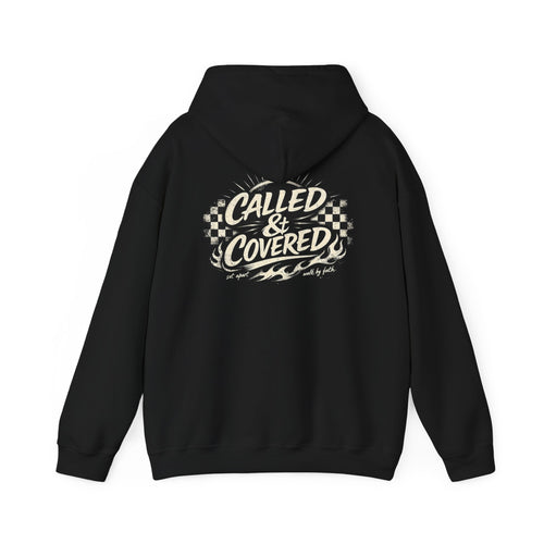 Called & Covered Hoodie – Christian Faith Graphic Pullover Hooded Fleece