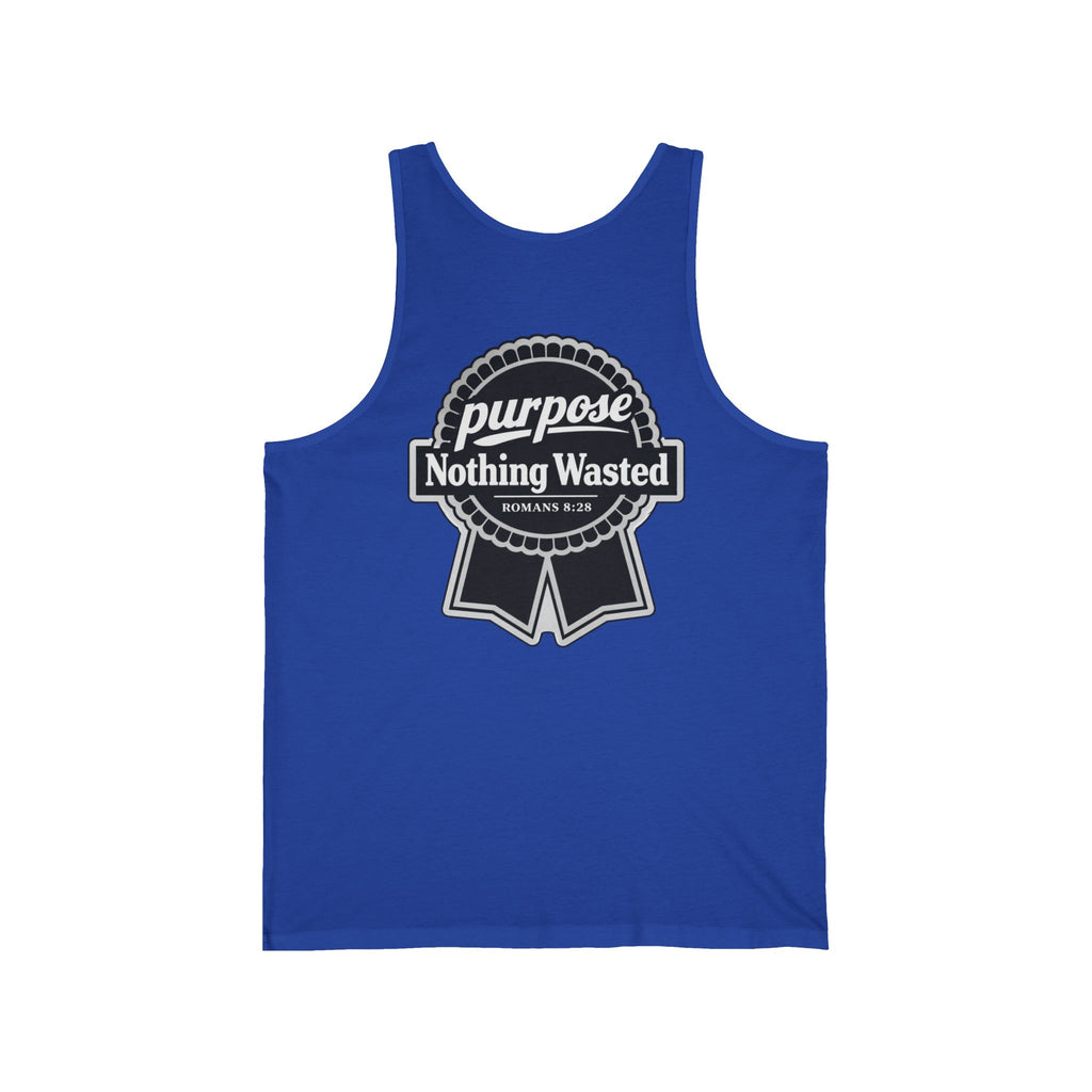 Purpose "Nothing Wasted" Badge Ribbon Graphic Tank