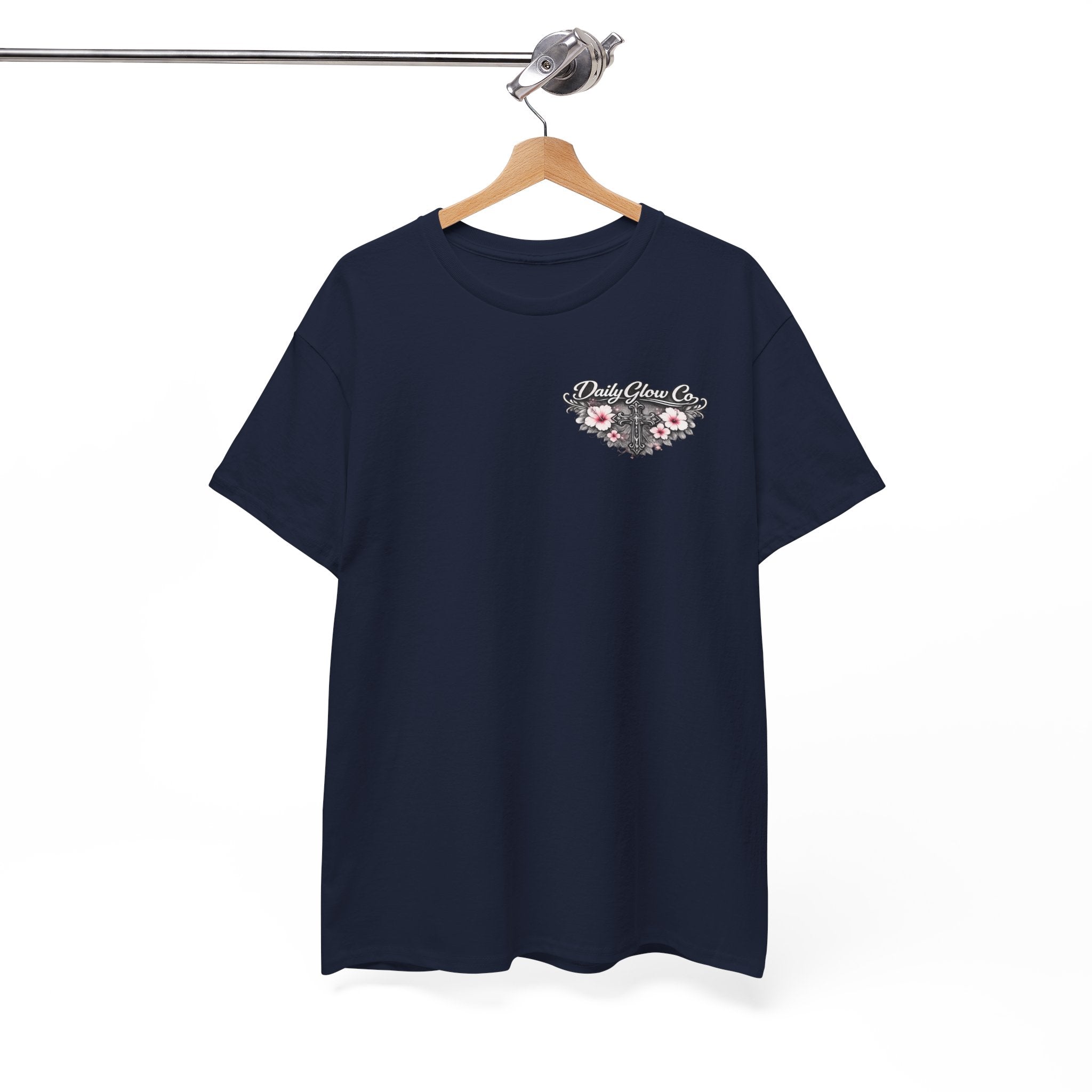 Rooted Floral Cross Faith Shirt | Christian Streetwear Tee