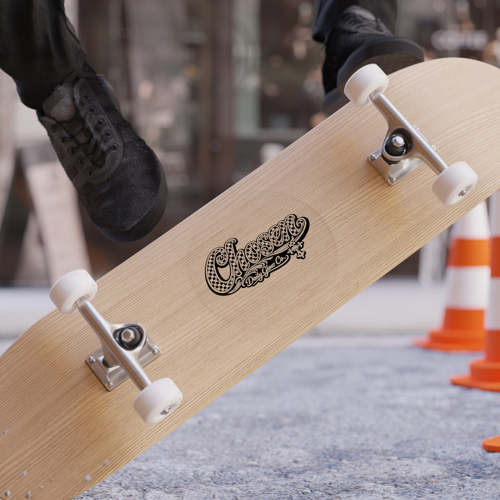 Chosen script logo Round Sticker | Transparent Outdoor Sticker