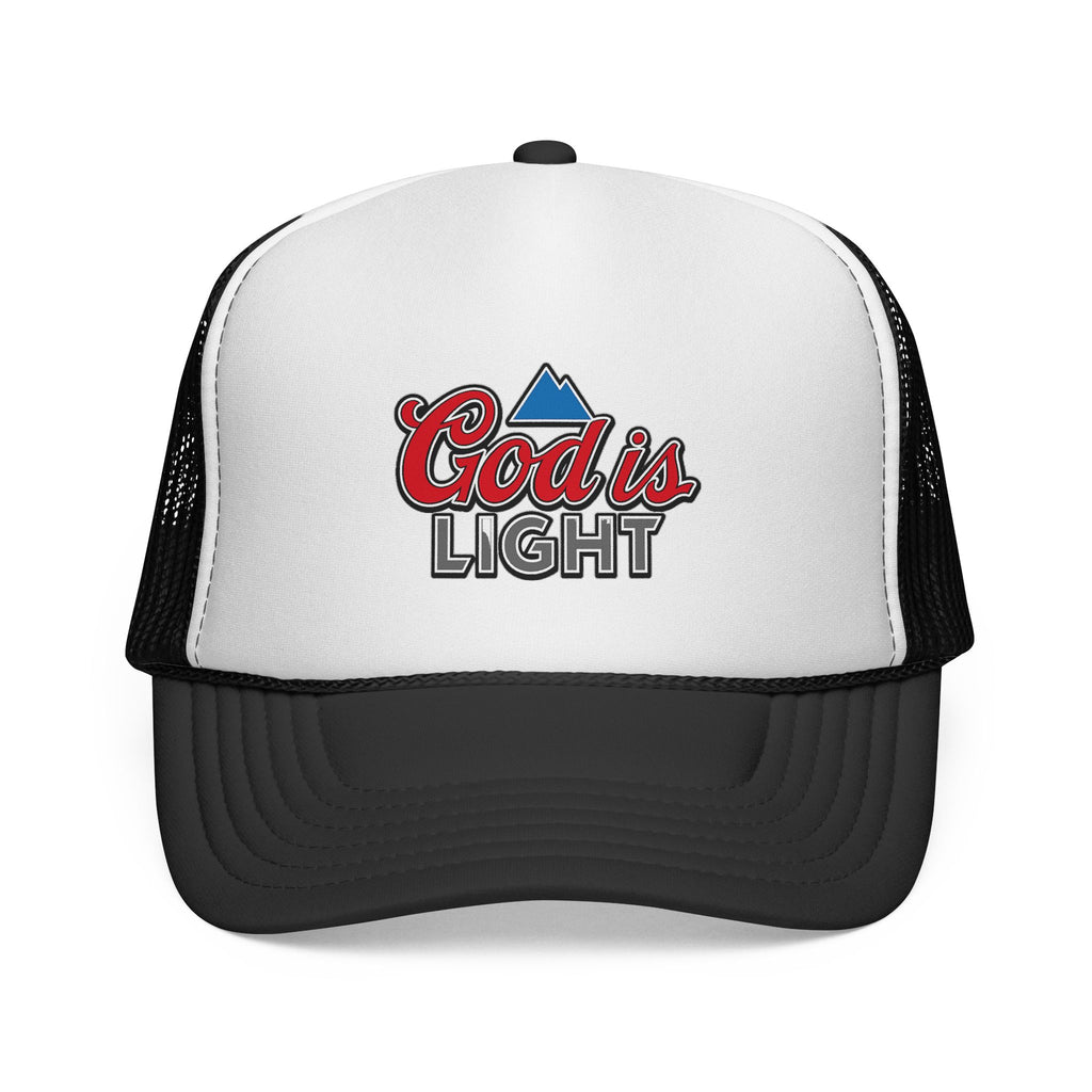 God Is Light Trucker Cap — Faith-Inspired Mesh Back Hat