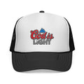 God Is Light Trucker Cap — Faith-Inspired Mesh Back Hat