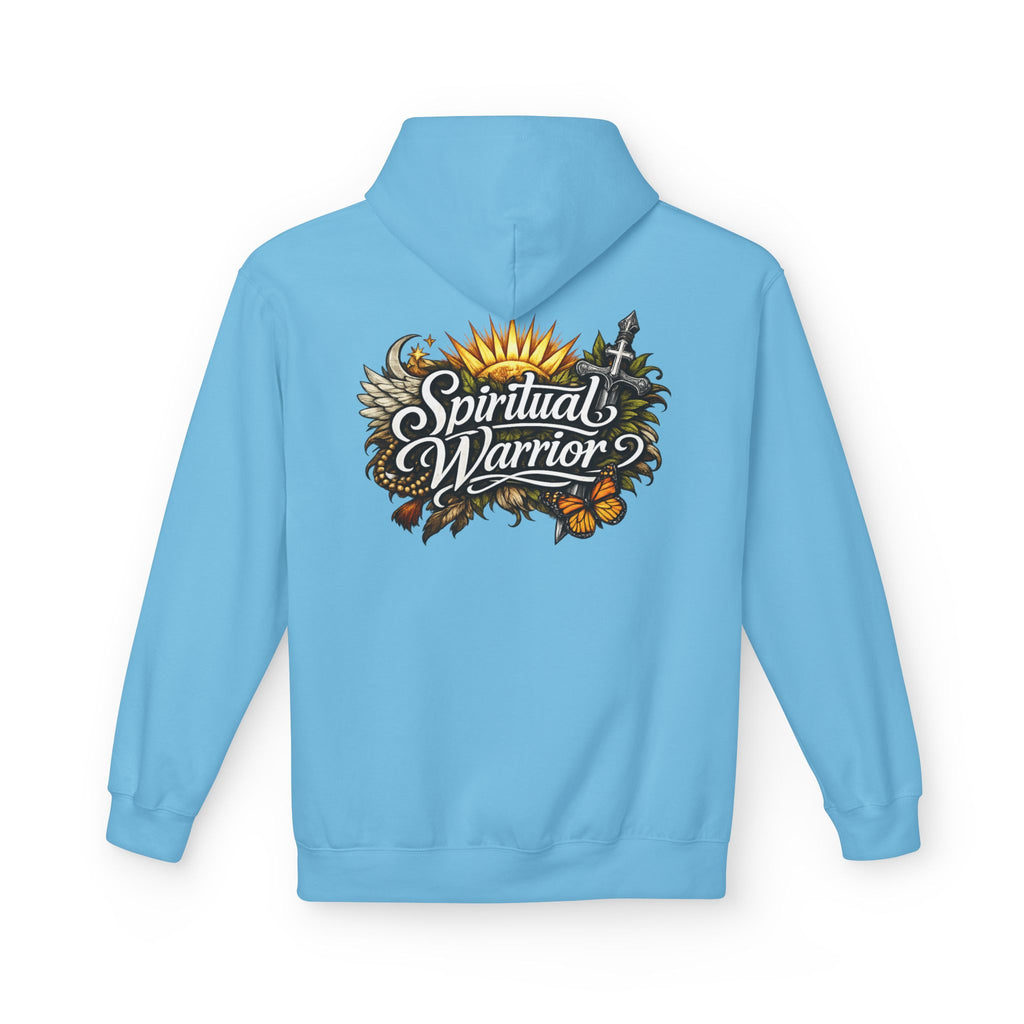 Spiritual Warrior Motivational Christian Streetwear Hoodie | Faith Floral Streetwear
