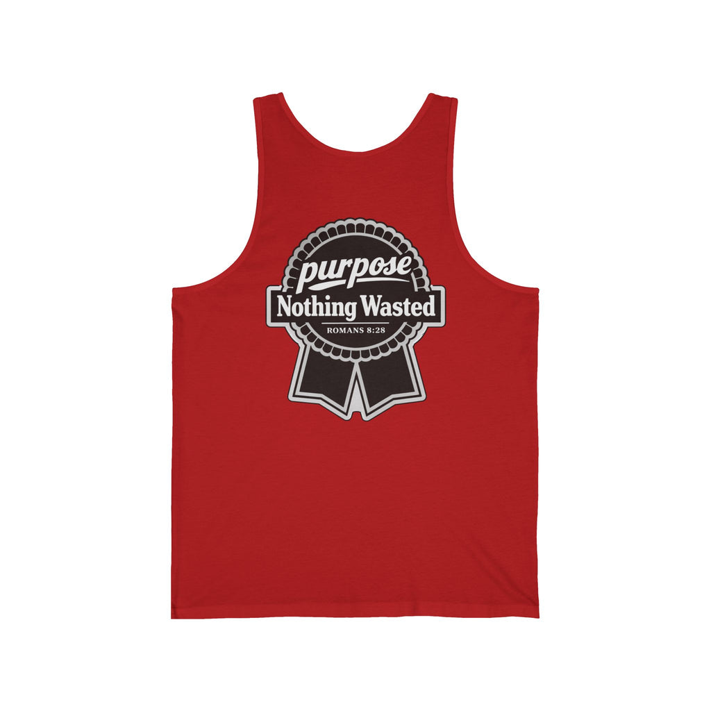 Purpose "Nothing Wasted" Badge Ribbon Graphic Tank