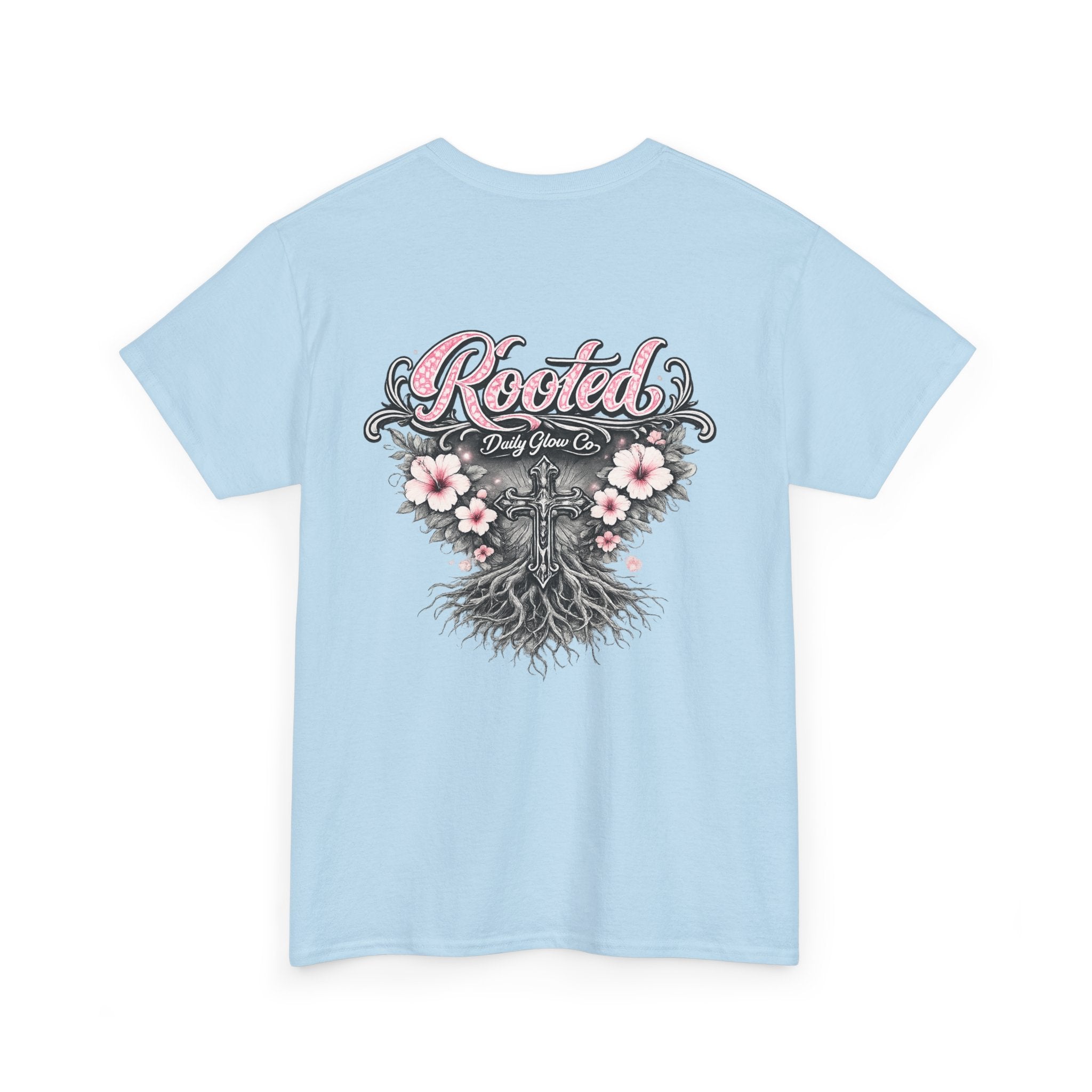 Rooted Floral Cross Faith Shirt | Christian Streetwear Tee