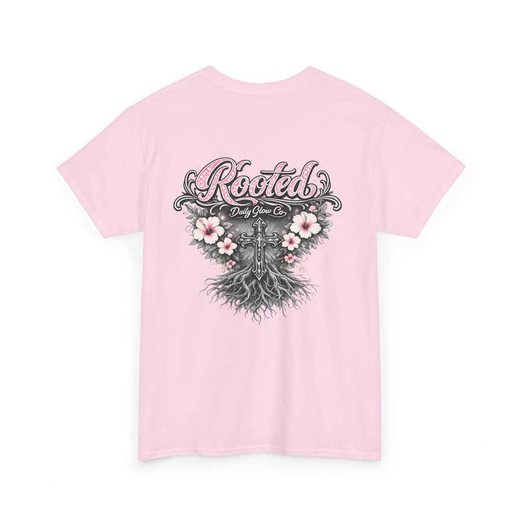 Rooted Floral Cross Faith Shirt | Christian Streetwear Tee
