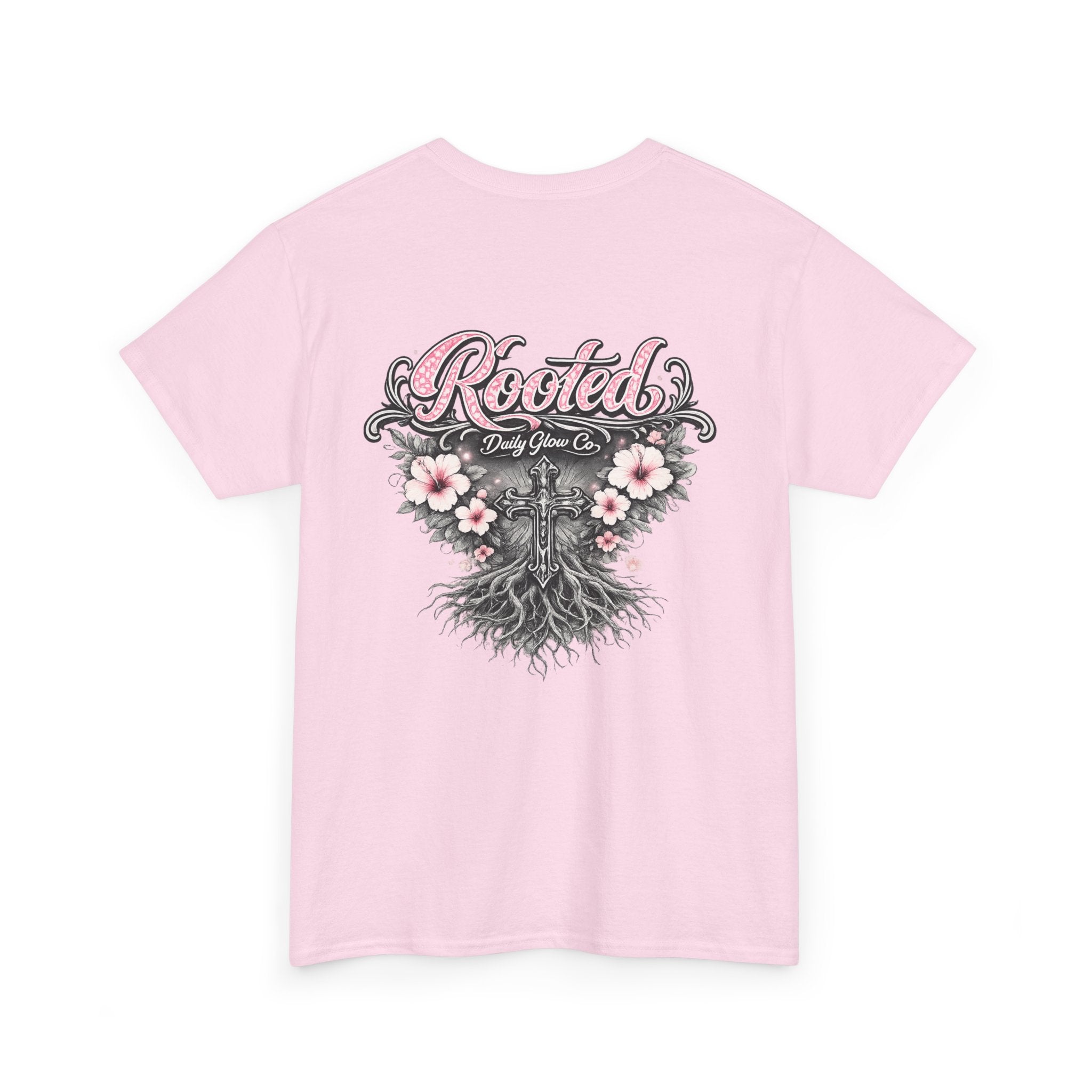 Rooted Floral Cross Faith Shirt | Christian Streetwear Tee
