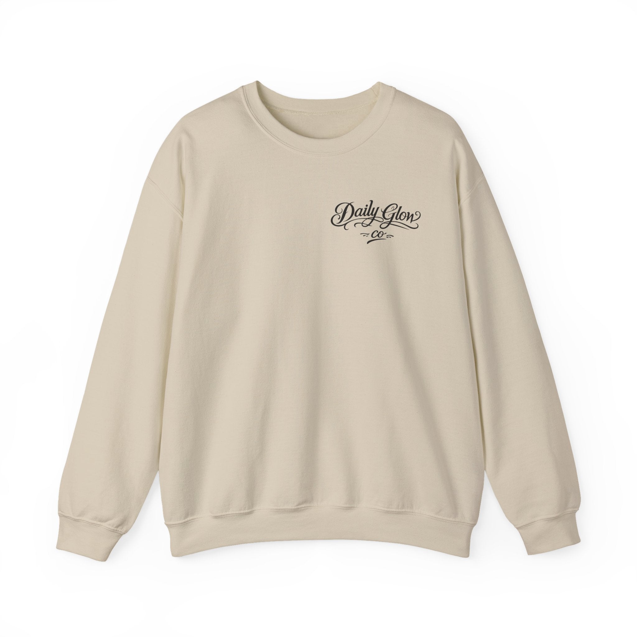 Kingdom Minded Floral Christian Inspirational Sweatshirt | Faith Typography, Floral Accent