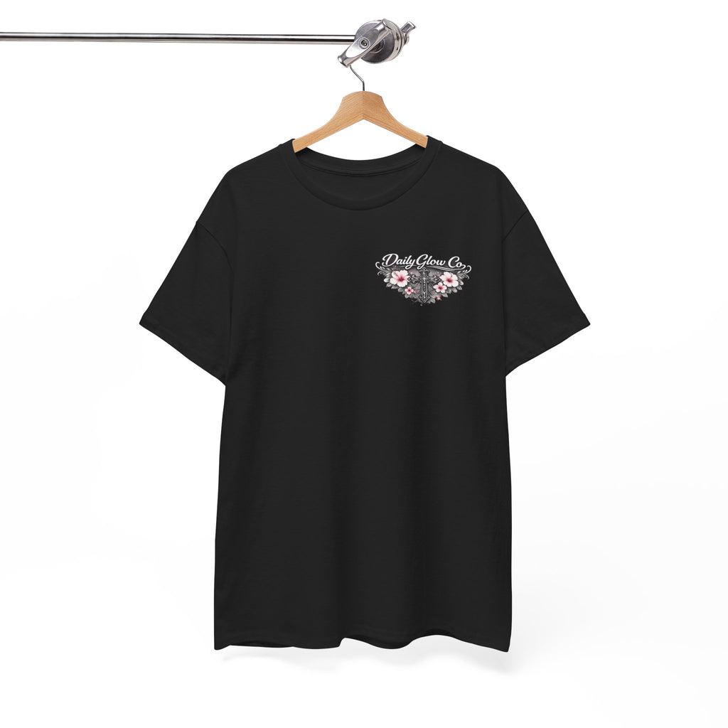 Rooted Floral Cross Faith Shirt | Christian Streetwear Tee