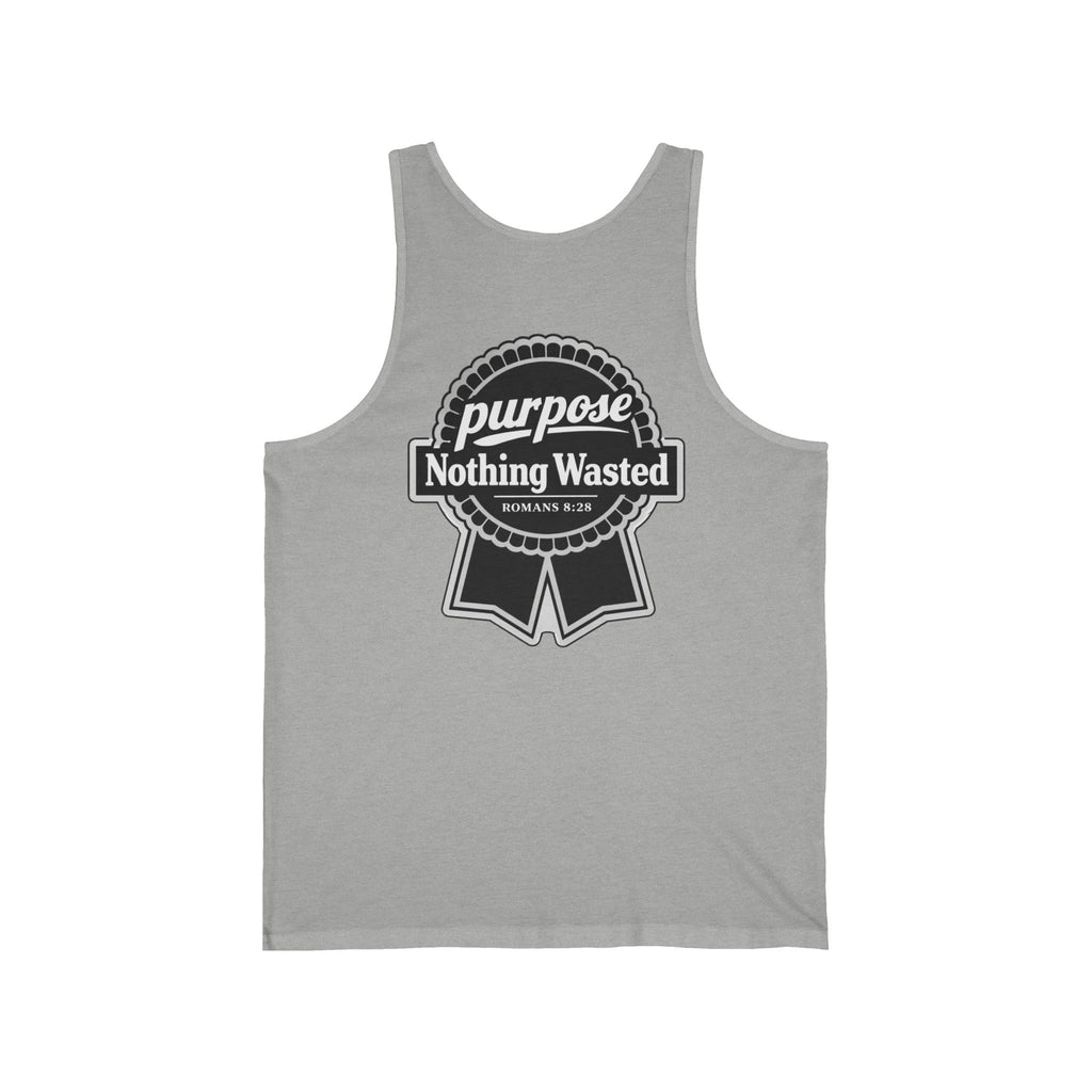 Purpose "Nothing Wasted" Badge Ribbon Graphic Tank