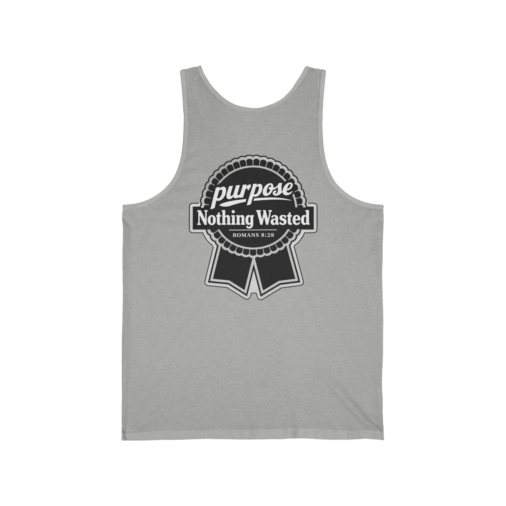 Purpose "Nothing Wasted" Badge Ribbon Graphic Tank