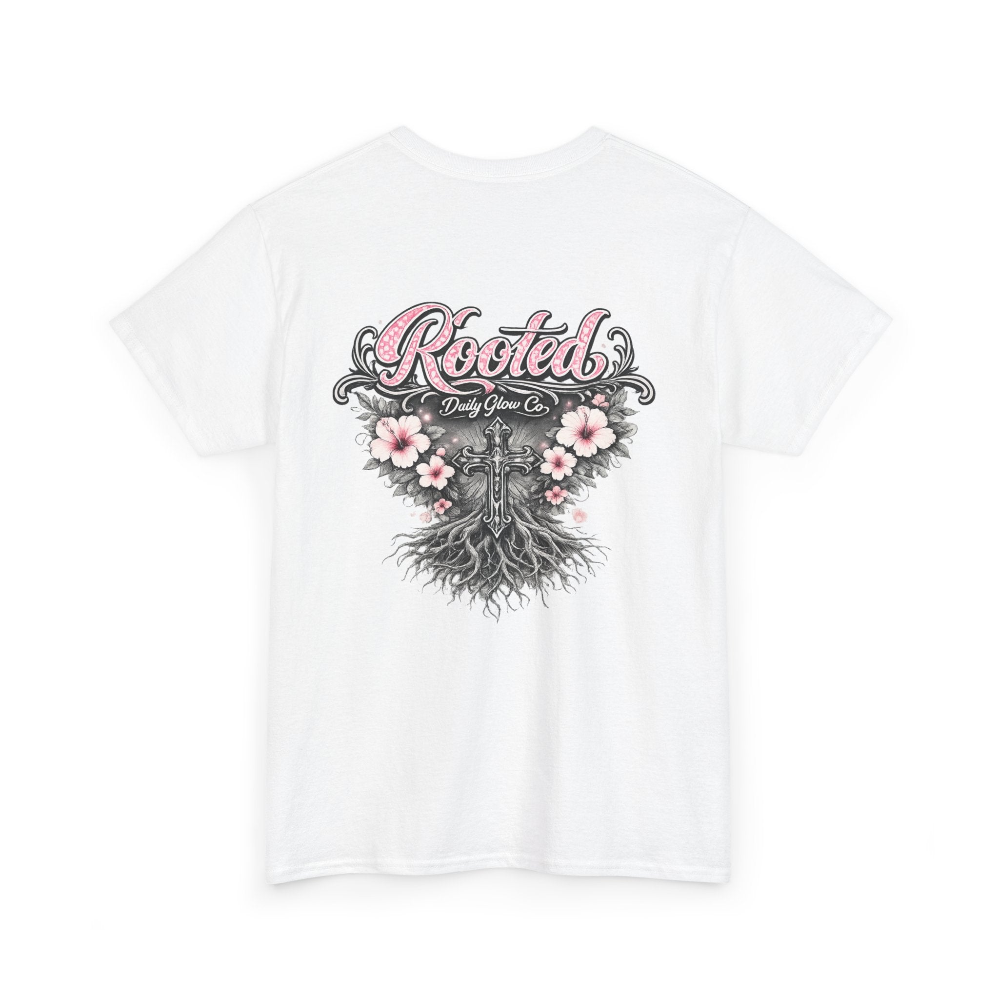 Rooted Floral Cross Faith Shirt | Christian Streetwear Tee