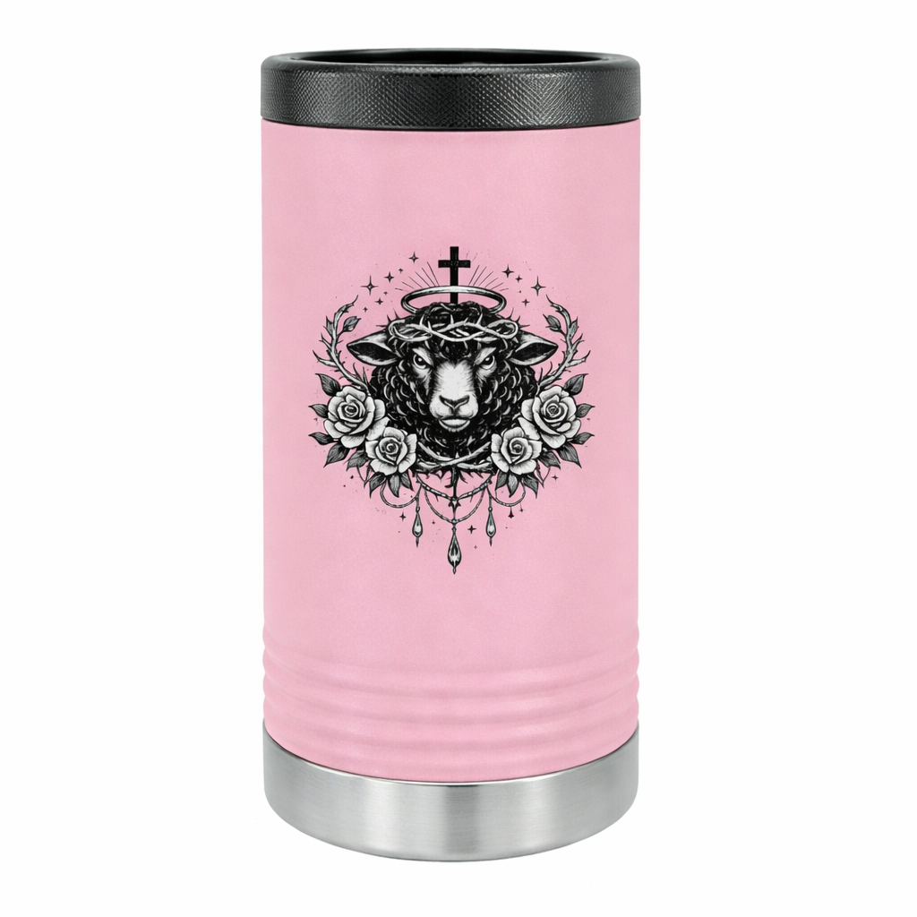 Slim Beverage Holder — 'Set Apart' Lamb Crest Slim Can Cooler