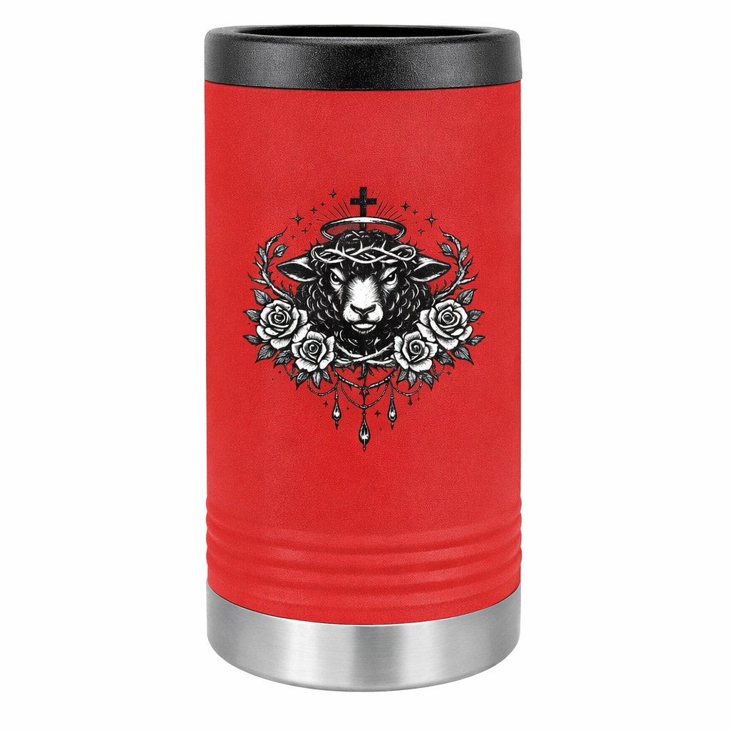 Slim Beverage Holder — 'Set Apart' Lamb Crest Slim Can Cooler