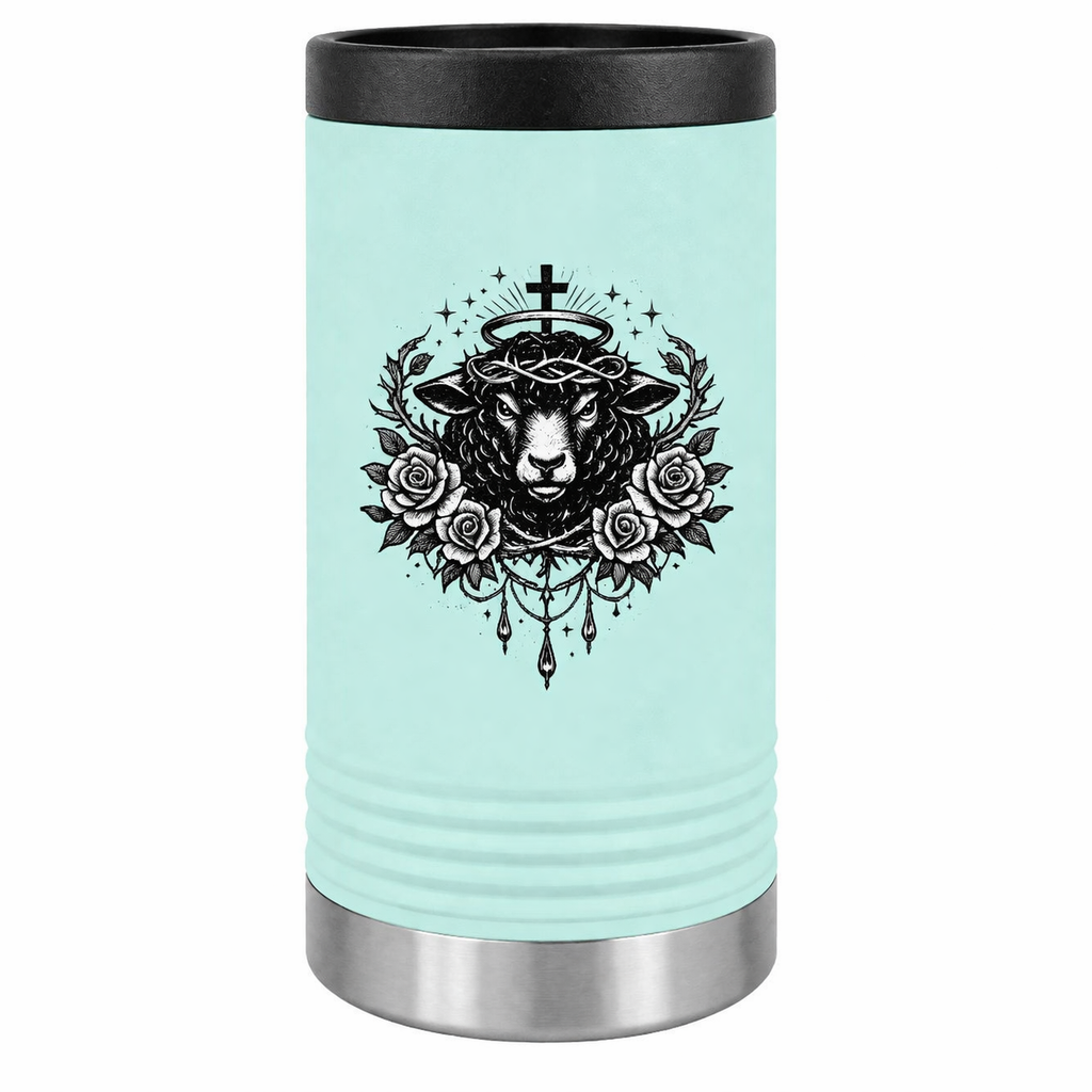 Slim Beverage Holder — 'Set Apart' Lamb Crest Slim Can Cooler