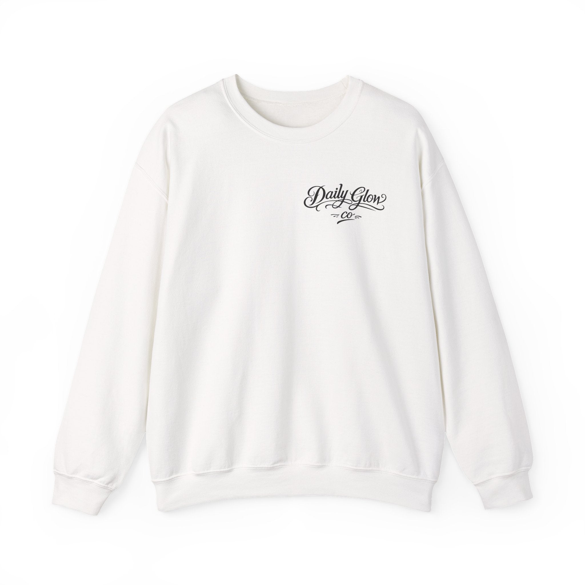 Kingdom Minded Floral Christian Inspirational Sweatshirt | Faith Typography, Floral Accent