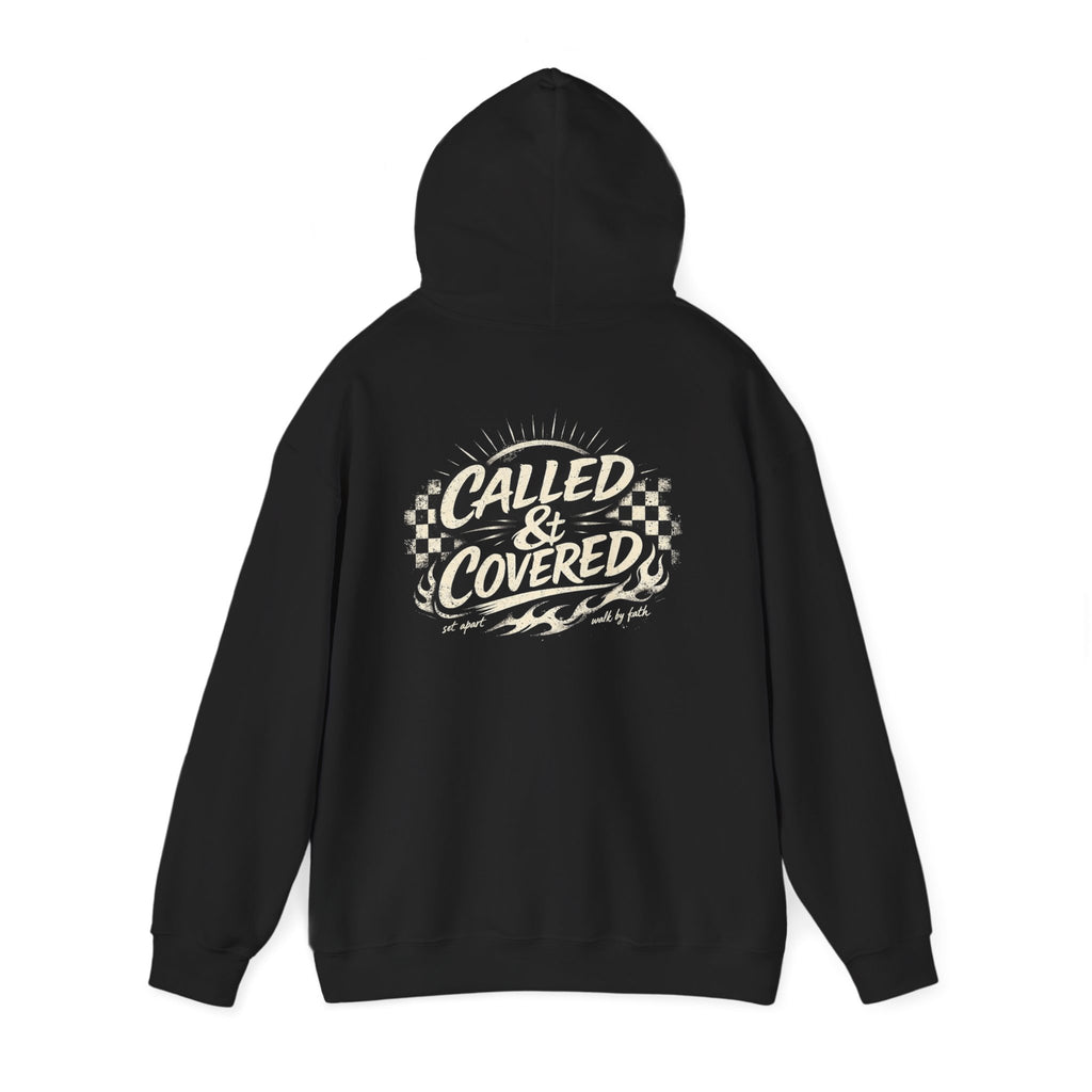 Called & Covered Hoodie – Christian Faith Graphic Pullover Hooded Fleece