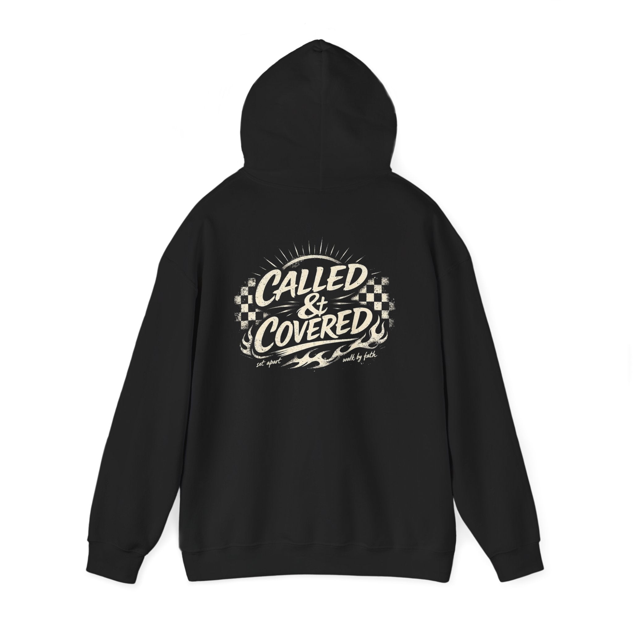 Called & Covered Hoodie – Christian Faith Graphic Pullover Hooded Fleece