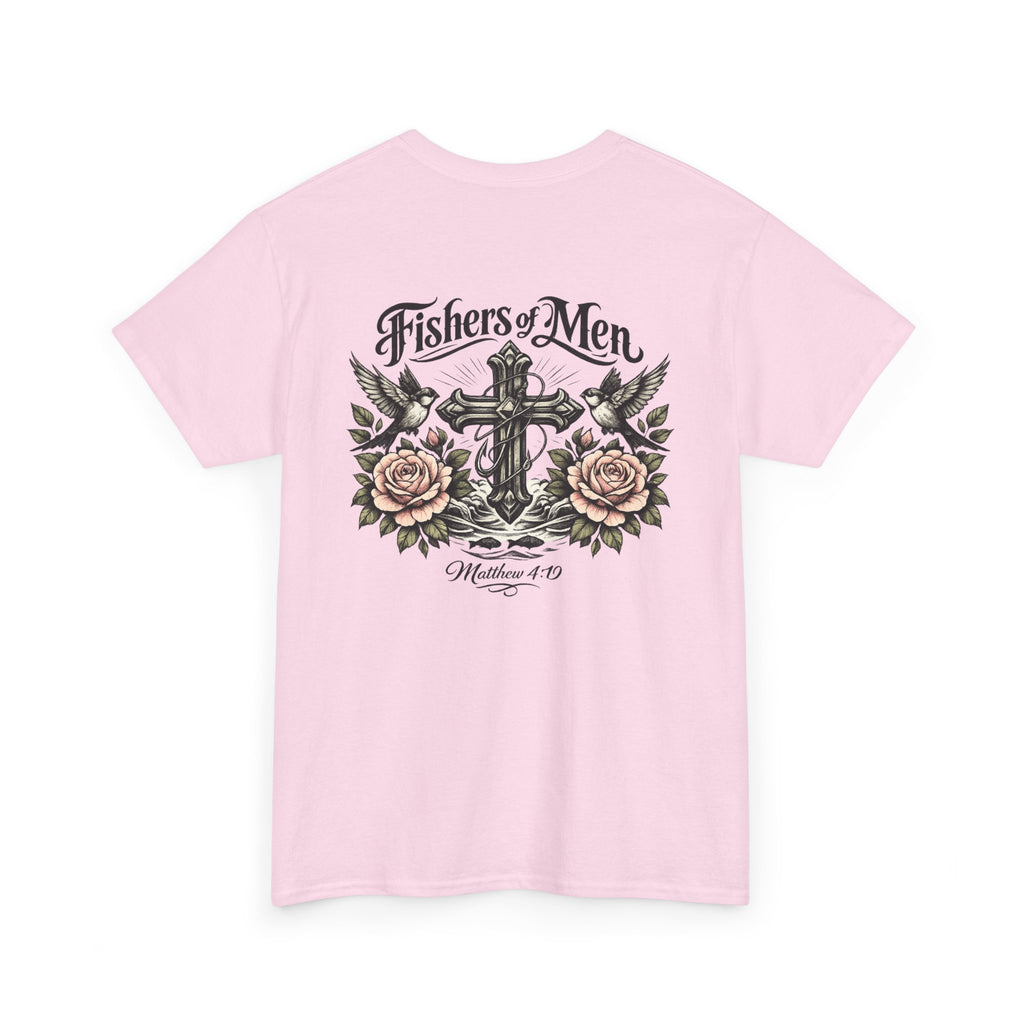 Fishers of Men Matthew 4:19 Scripture Tee | Christian Vintage Tattoo Streetwear