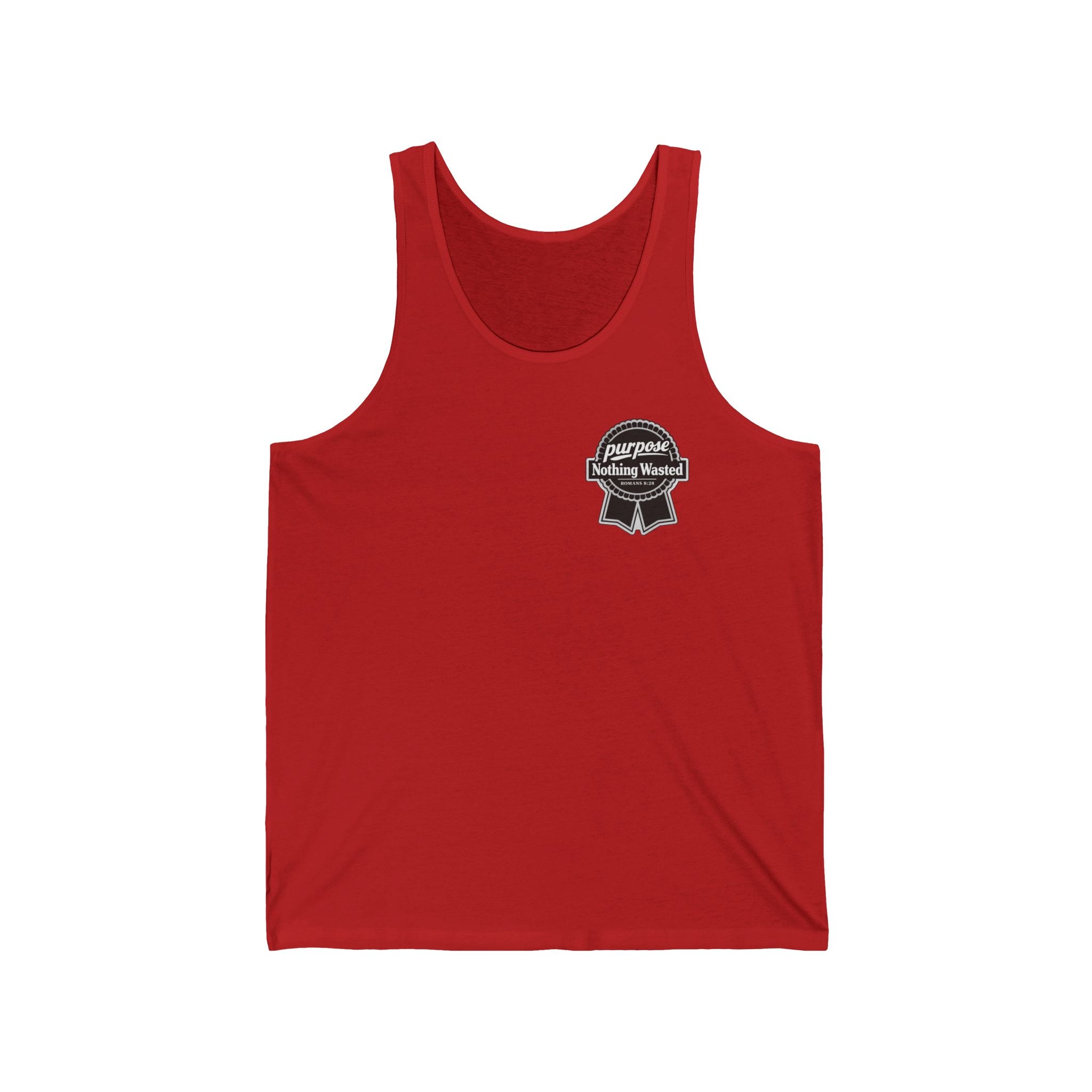 Purpose "Nothing Wasted" Badge Ribbon Graphic Tank