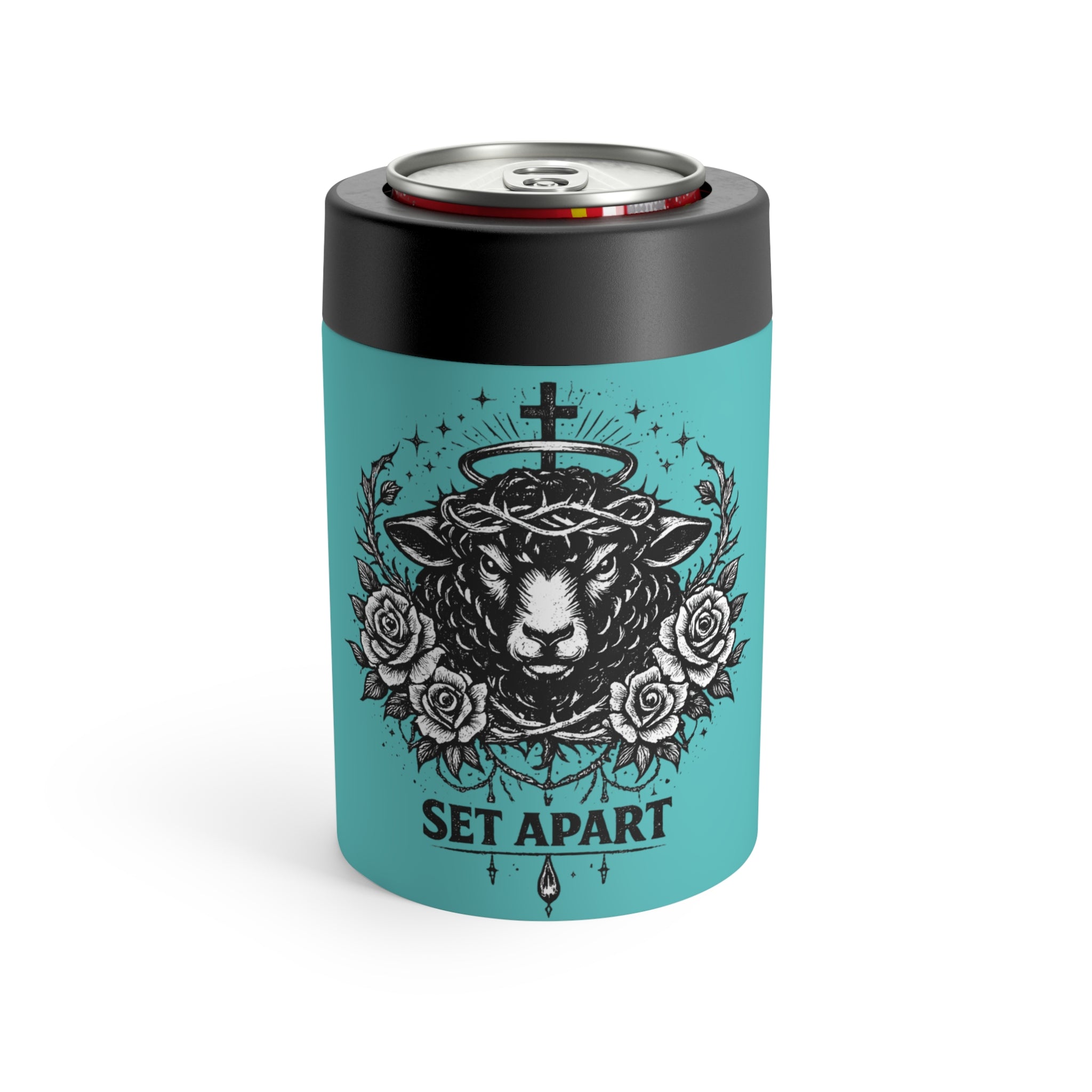 Set Apart Lamb Can Holder — Christian Faith Beverage Cooler