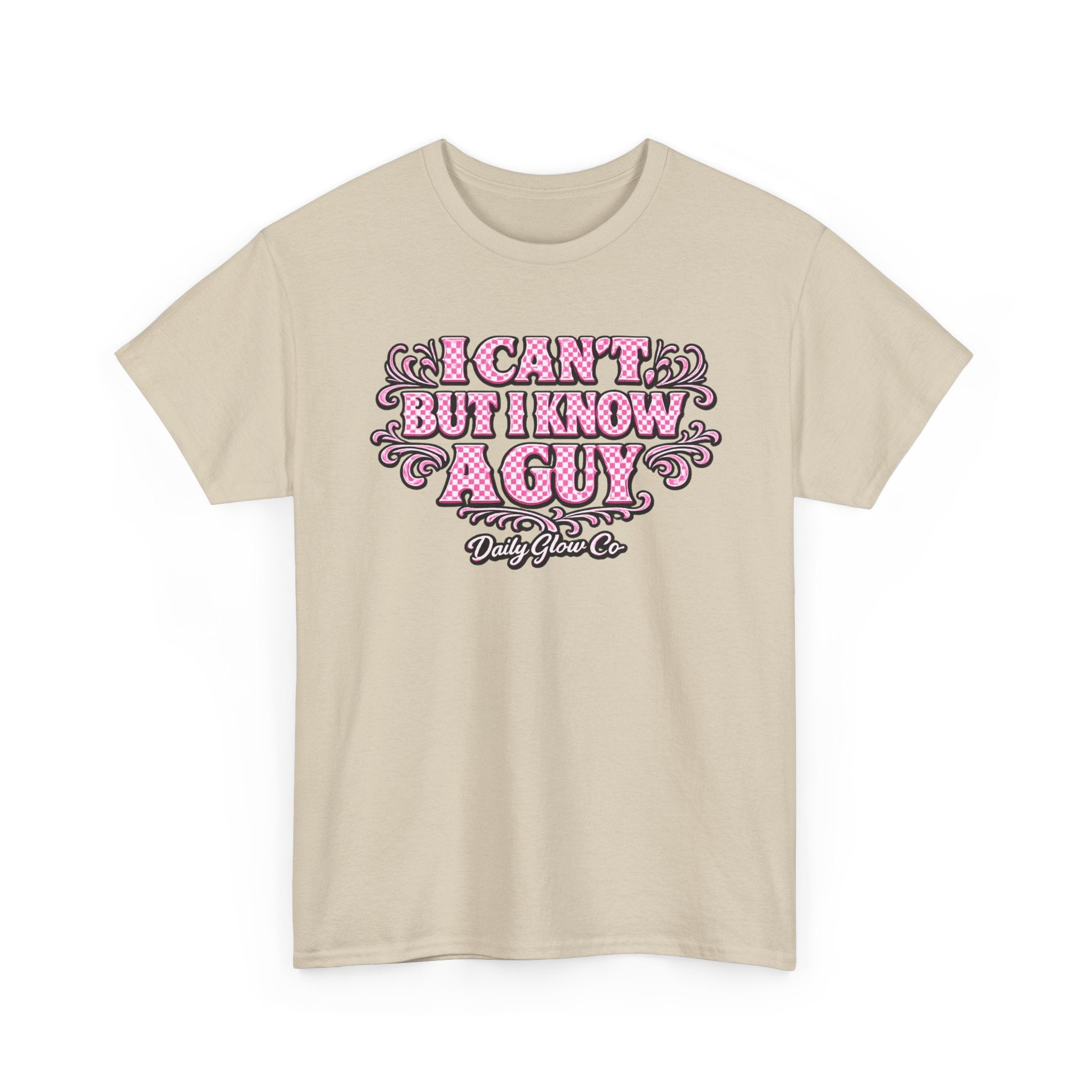 I Can't But I Know A Guy T-Shirt | Christian Faith Motivational Scripture Apparel