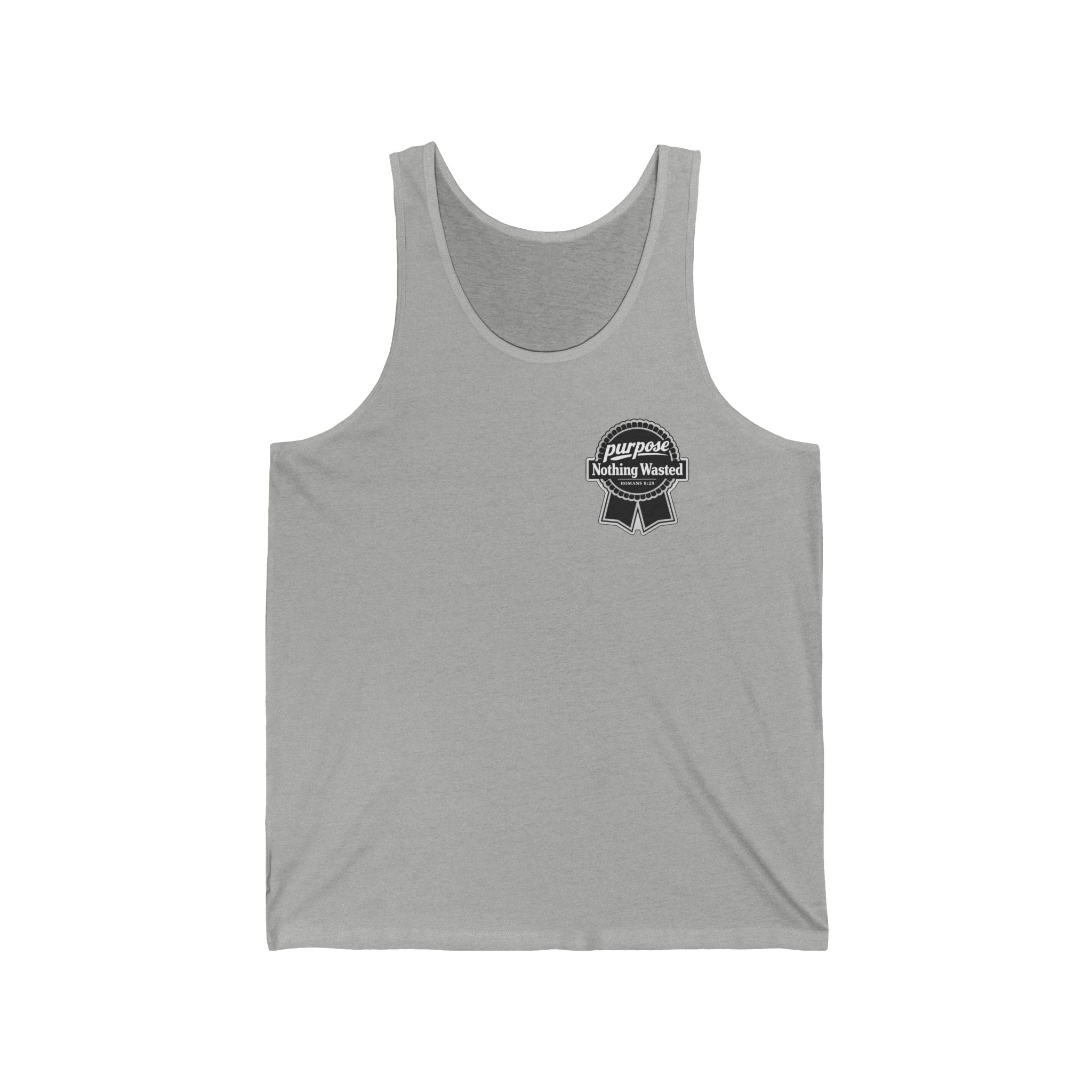 Purpose "Nothing Wasted" Badge Ribbon Graphic Tank