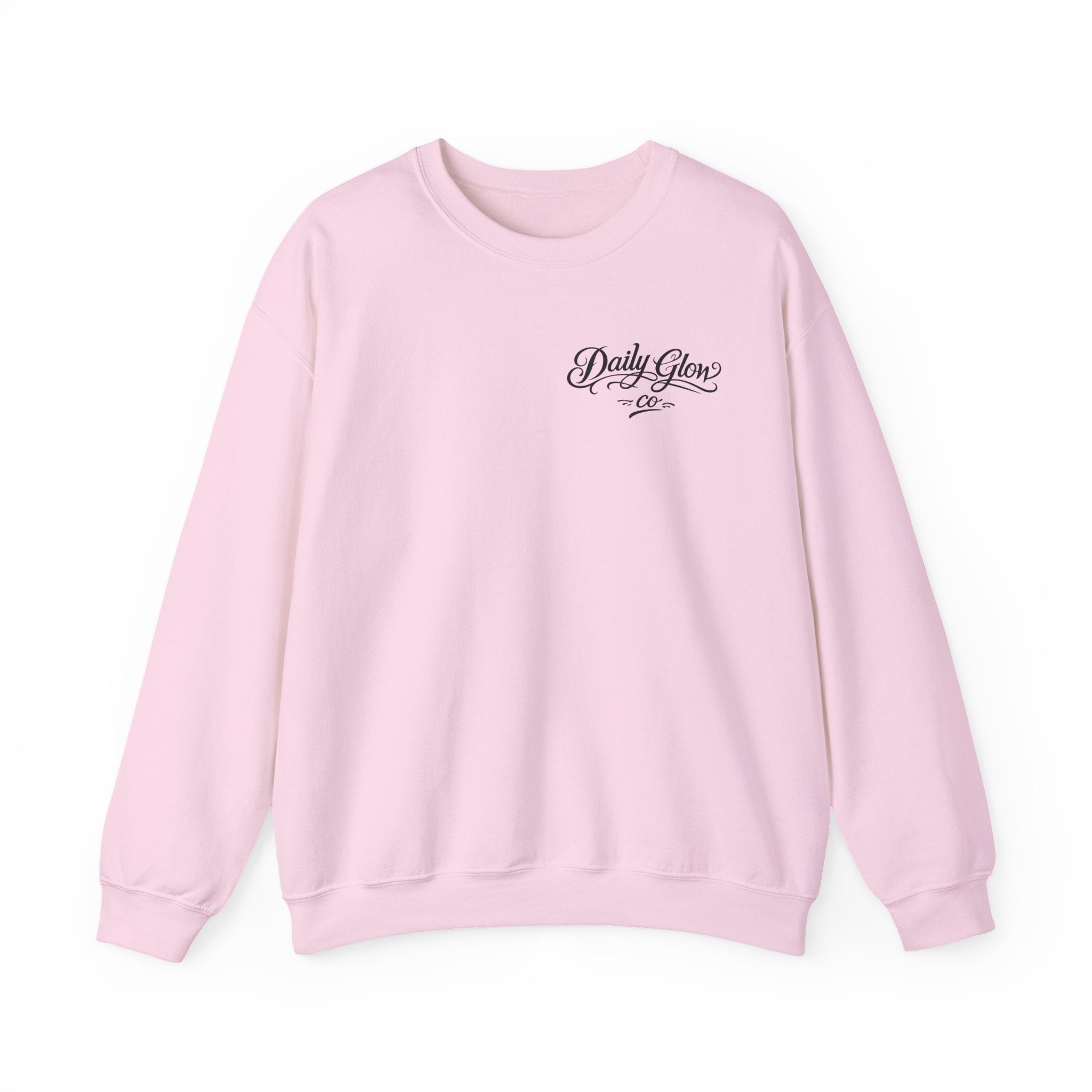 Kingdom Minded Floral Christian Inspirational Sweatshirt | Faith Typography, Floral Accent