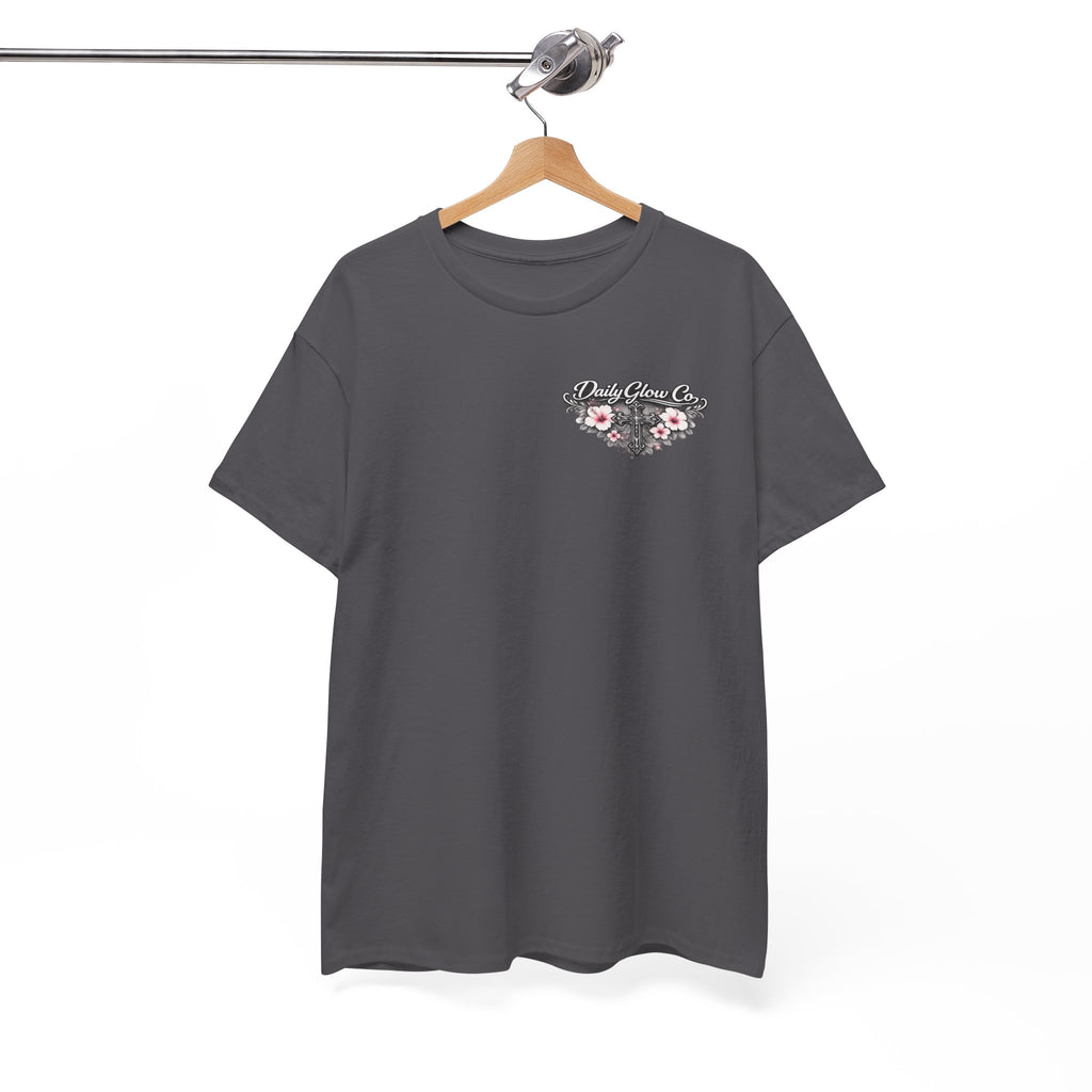 Rooted Floral Cross Faith Shirt | Christian Streetwear Tee