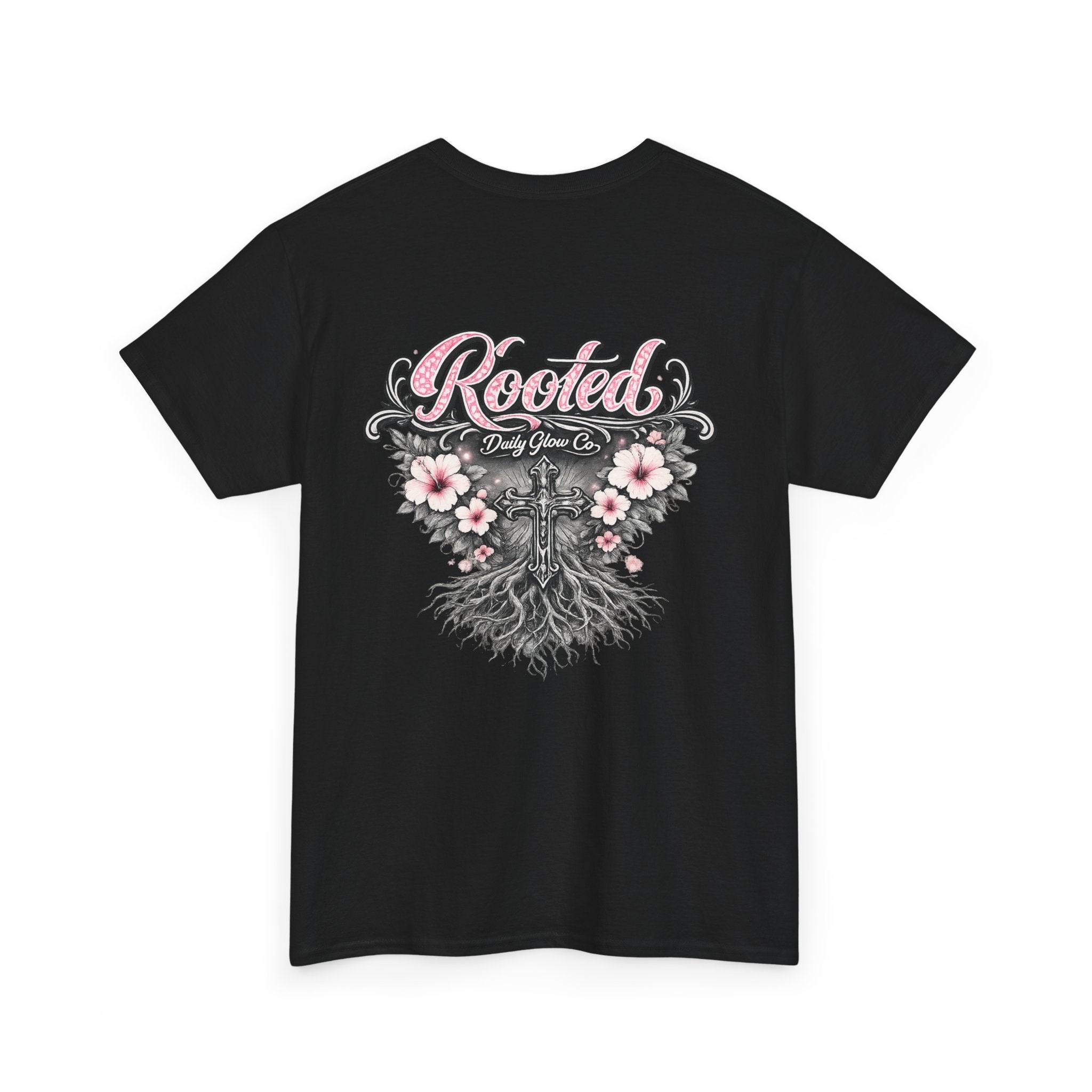 Rooted Floral Cross Faith Shirt | Christian Streetwear Tee