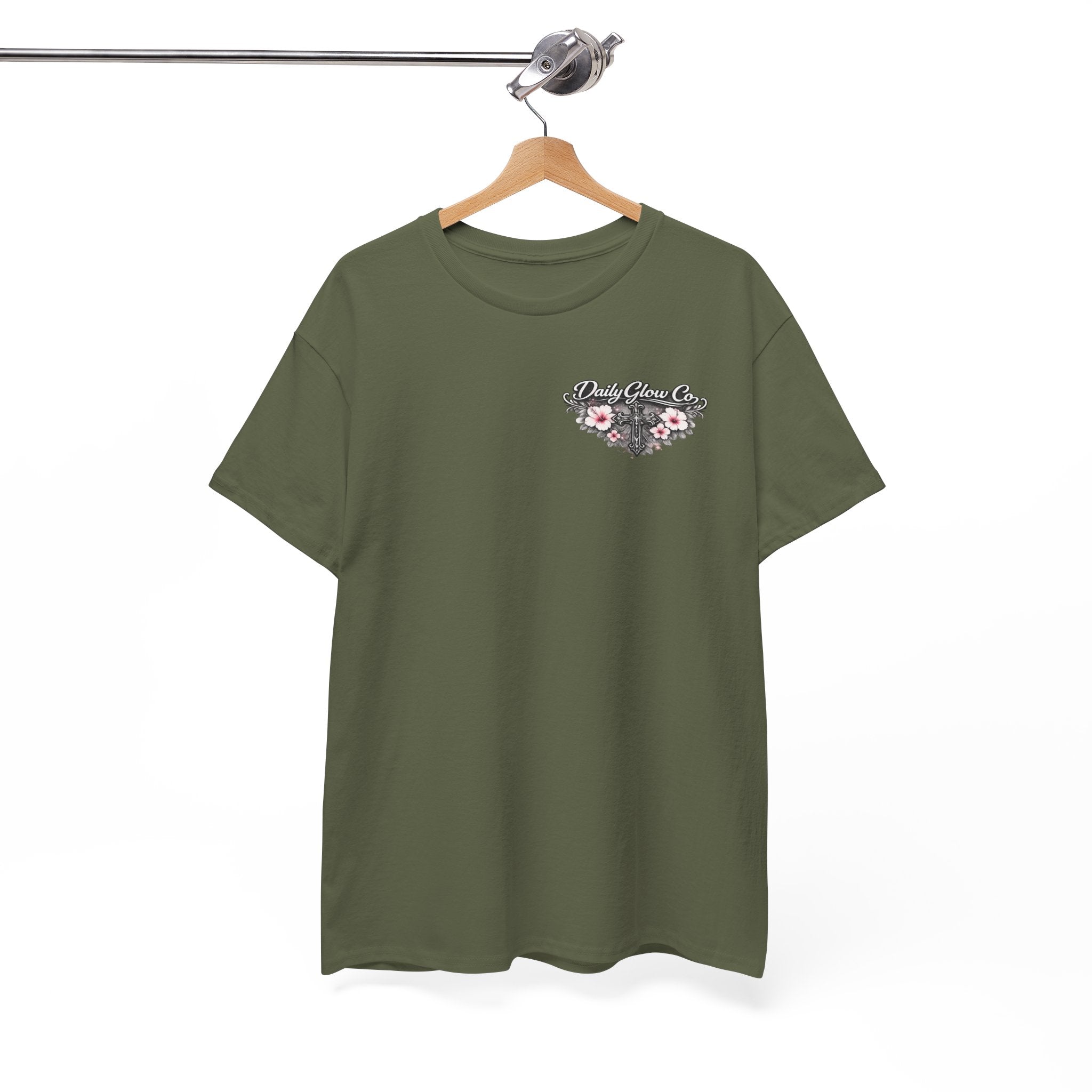 Rooted Floral Cross Faith Shirt | Christian Streetwear Tee