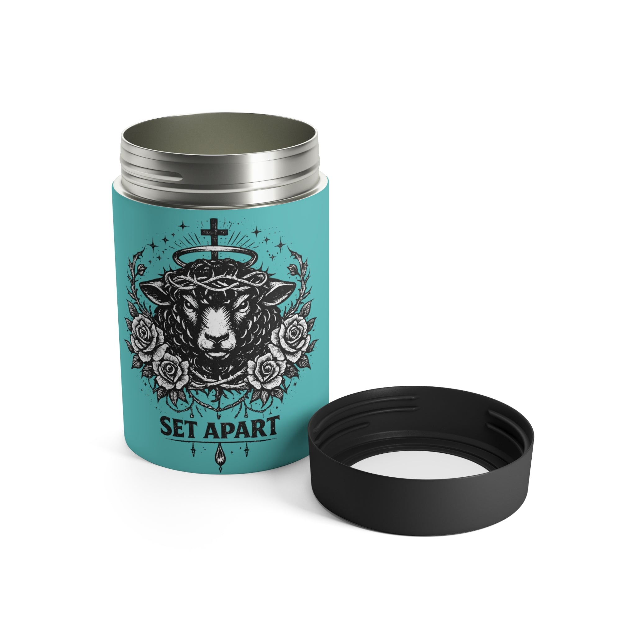 Set Apart Lamb Can Holder — Christian Faith Beverage Cooler