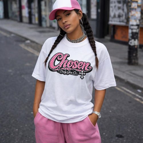 Chosen by God Christian Streetwear Tee | Motivational Faith Graphic