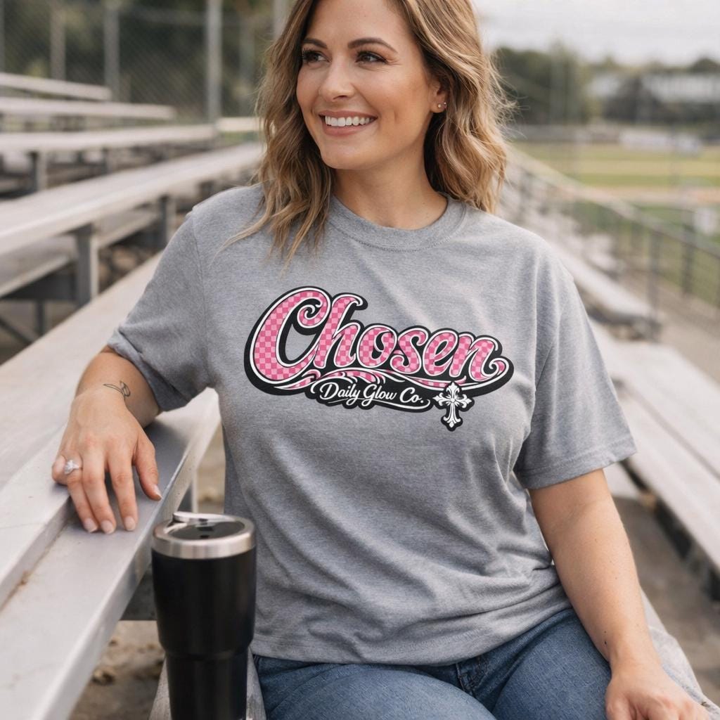 Chosen by God Christian Streetwear Tee | Motivational Faith Graphic