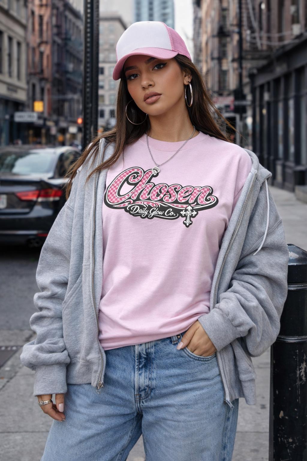 Chosen by God Christian Streetwear Tee | Motivational Faith Graphic