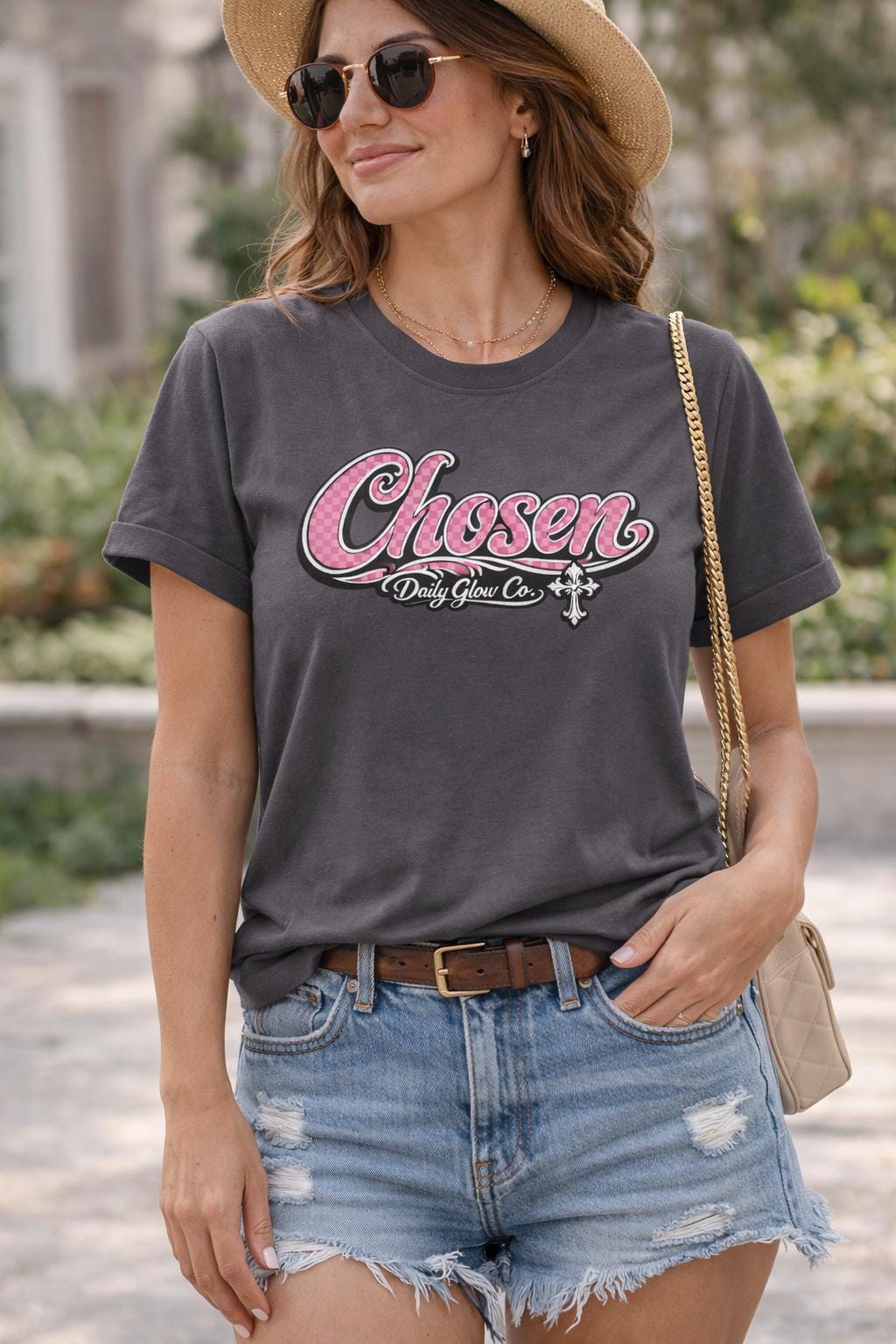 Chosen by God Christian Streetwear Tee | Motivational Faith Graphic