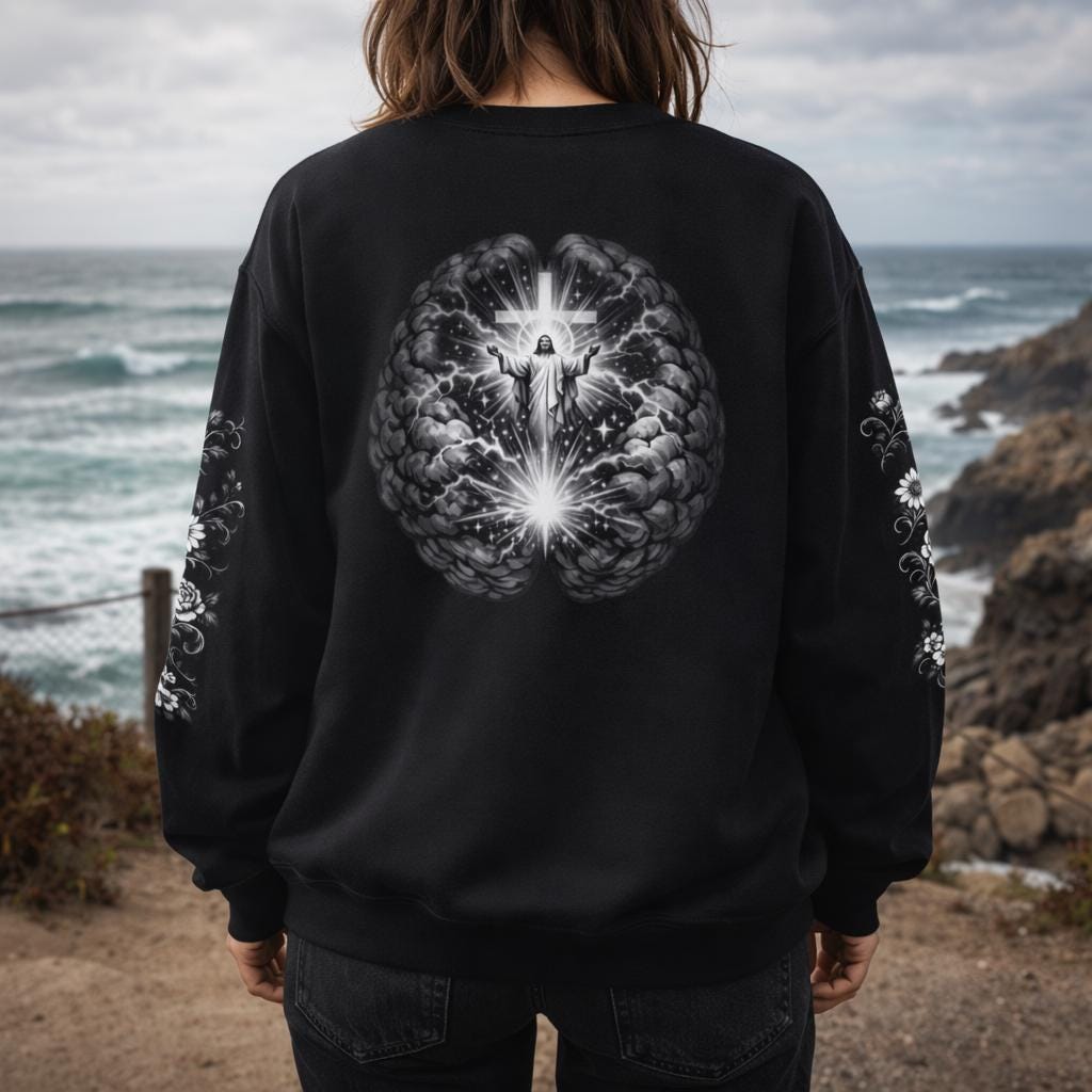 Gospel of Mary Magdalene Crewneck Sweatshirt | Where the Mind Is There Is the Treasure | Inspirational Gifts