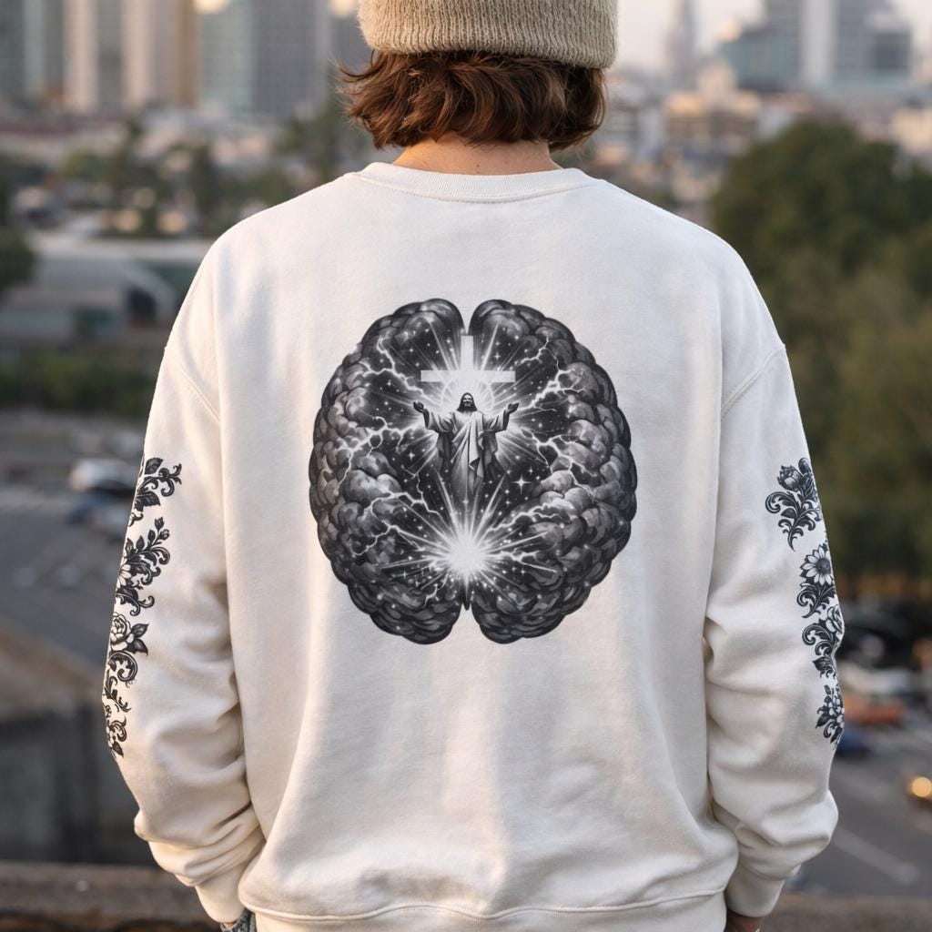 Gospel of Mary Magdalene Crewneck Sweatshirt | Where the Mind Is There Is the Treasure | Inspirational Gifts