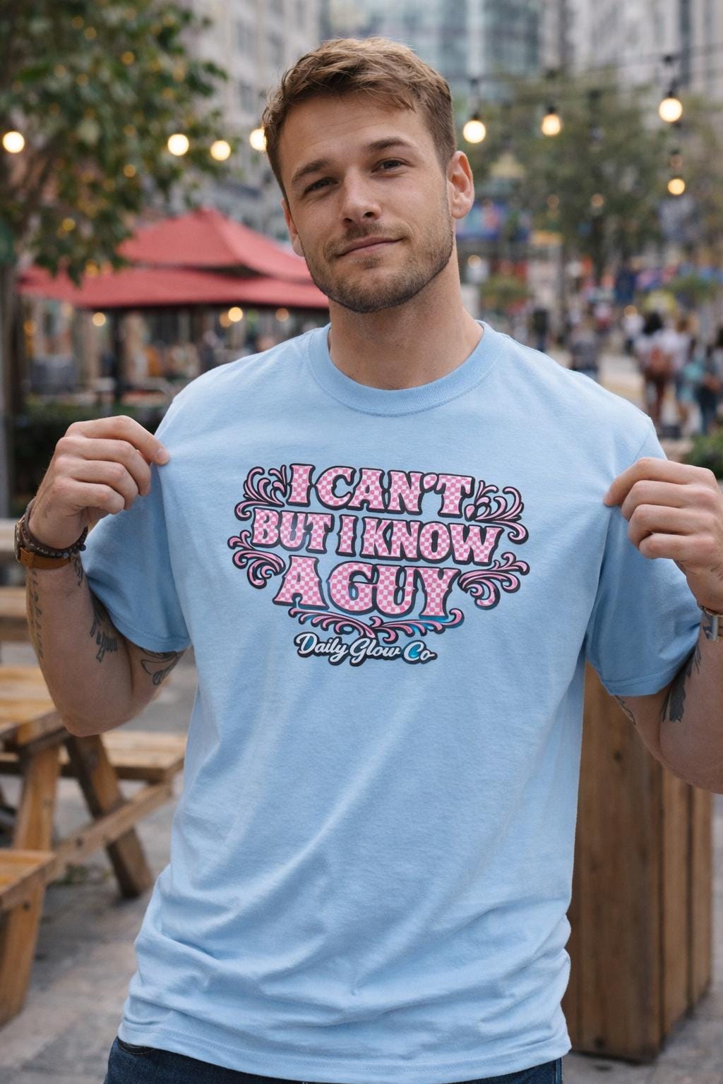 I Can't But I Know A Guy T-Shirt | Christian Faith Motivational Scripture Apparel