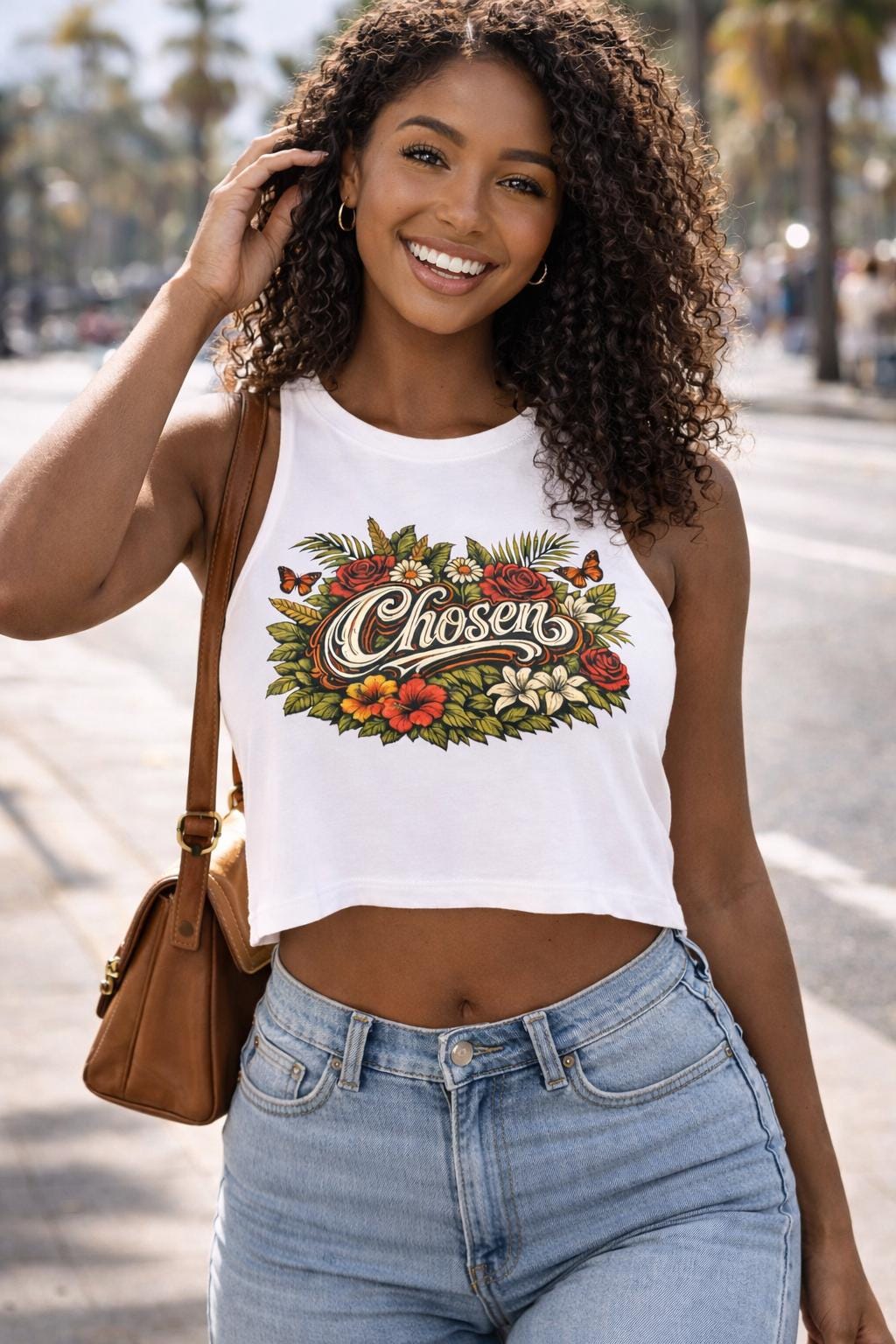 Motivational Christian Scripture Crop Top | Inspirational Faith Shirt