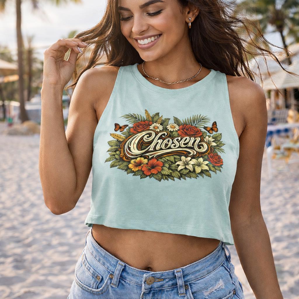 Motivational Christian Scripture Crop Top | Inspirational Faith Shirt