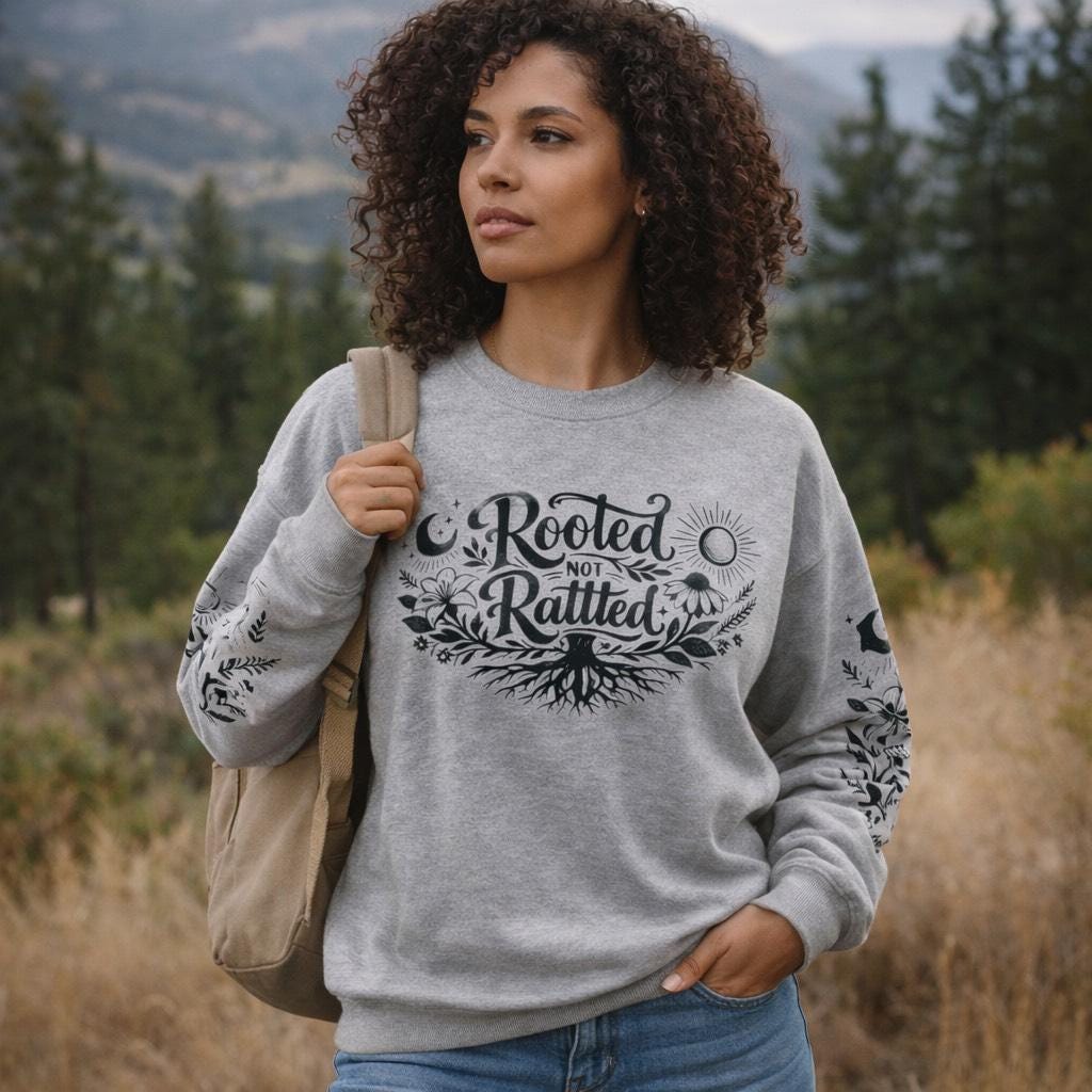 Rooted Not Rattled Crewneck Sweatshirt | Pullover