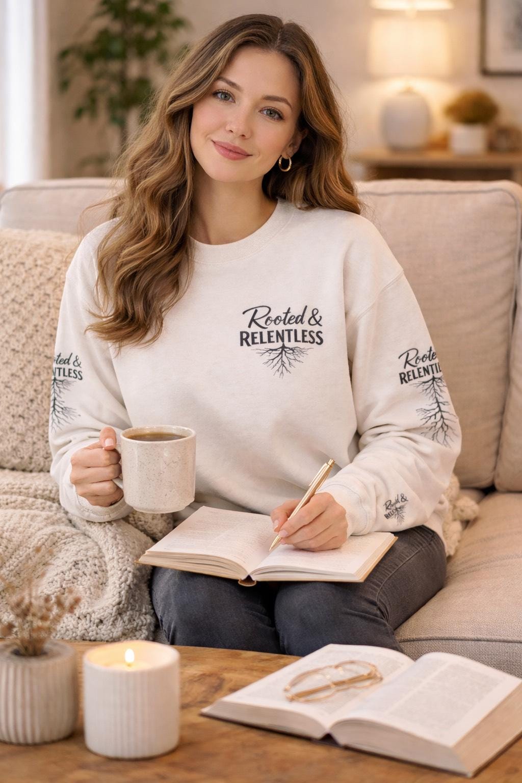 Rooted & Relentless Sweatshirt Crewneck | Pullover