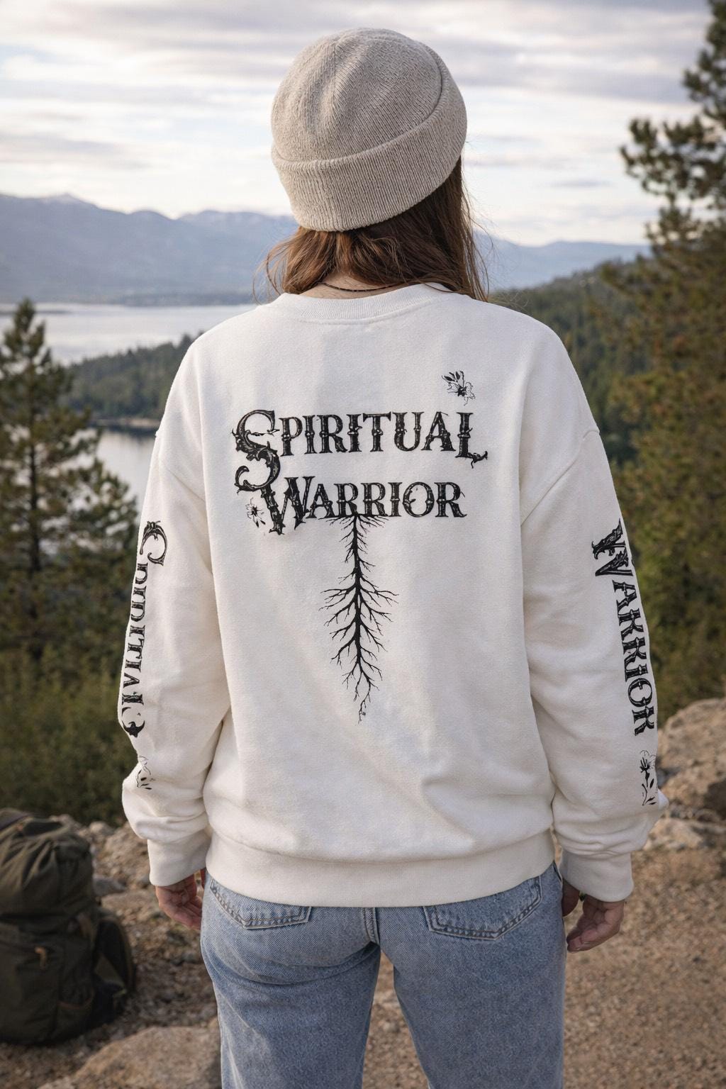 Spiritual Warrior Crewneck Sweatshirt I Pullover